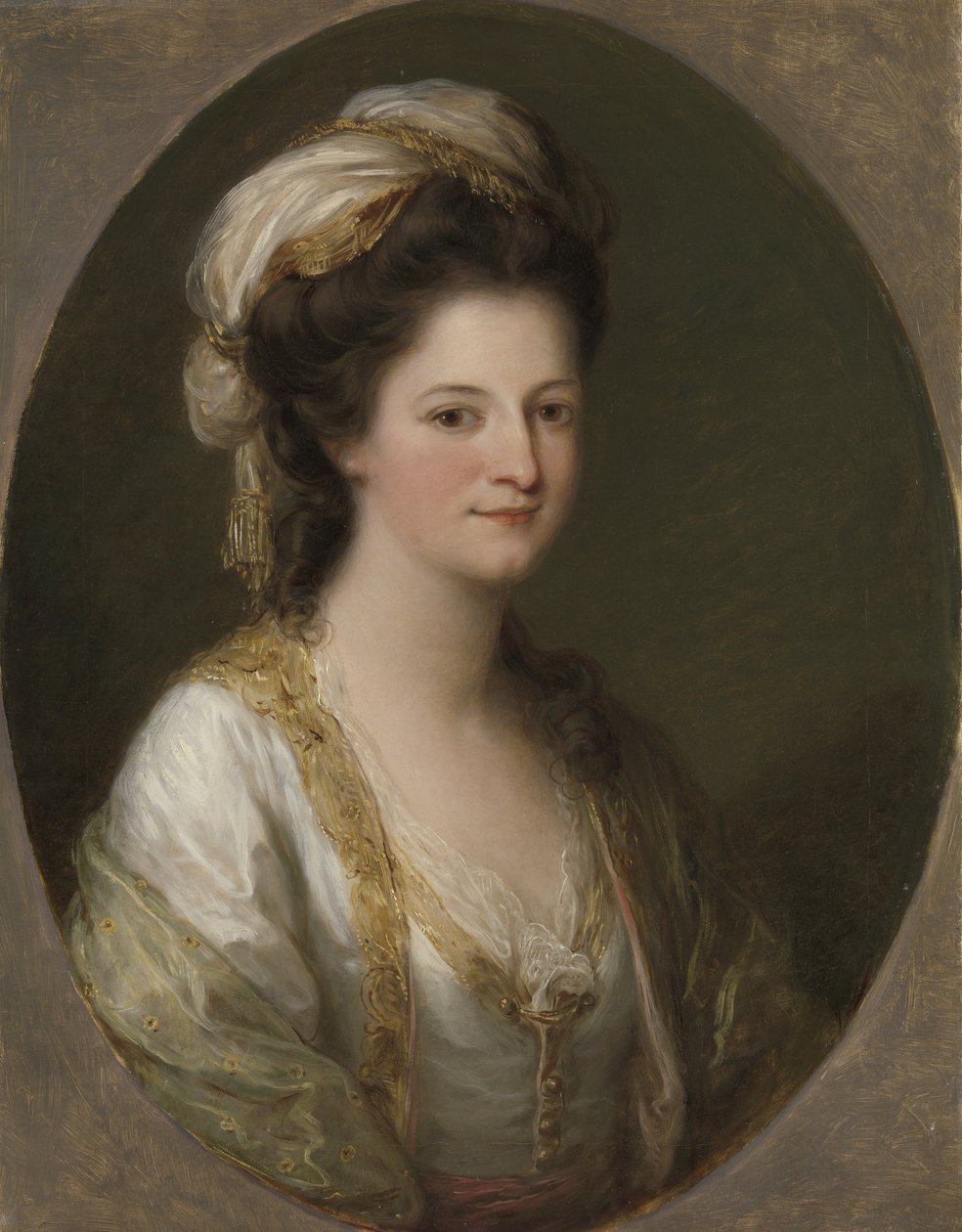 Porträtt av en kvinna, ca 1770 (olja på duk) av Angelica Kauffmann