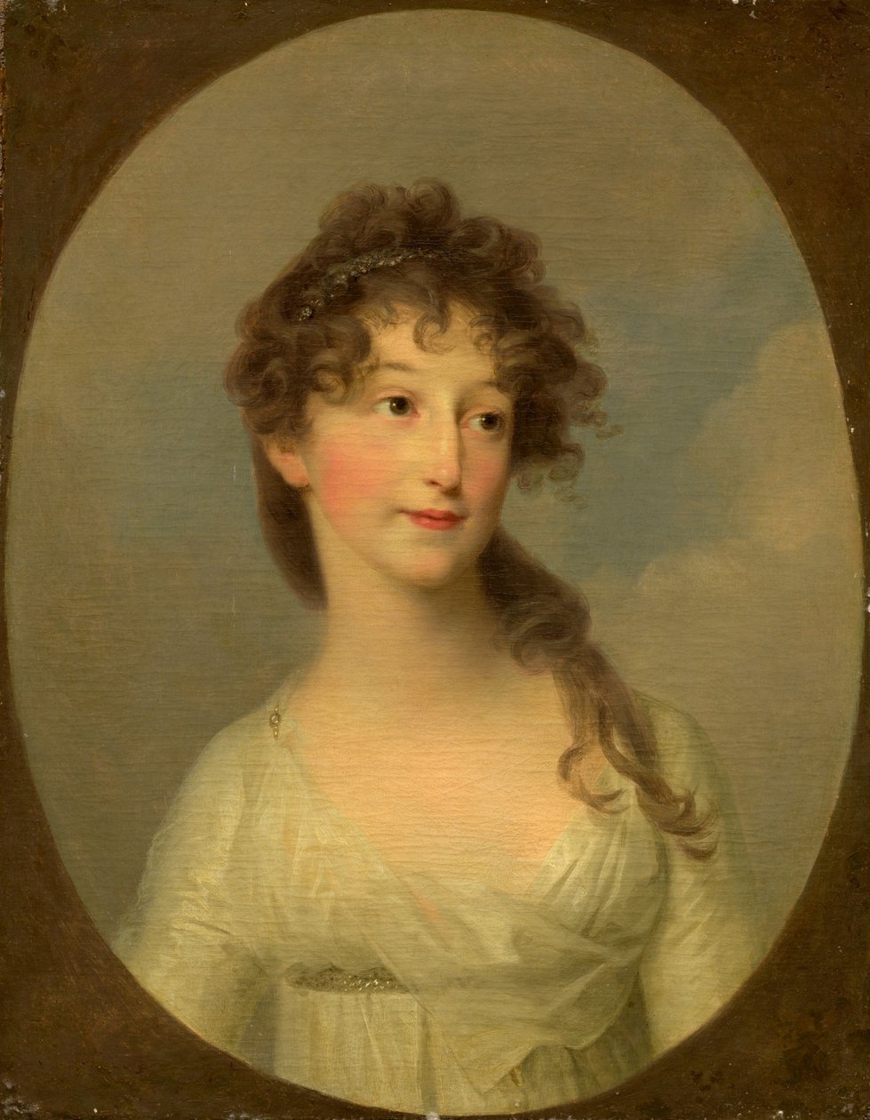 Möjligen Franciska Krasinska, hertiginna av Kurland av Angelica Kauffmann