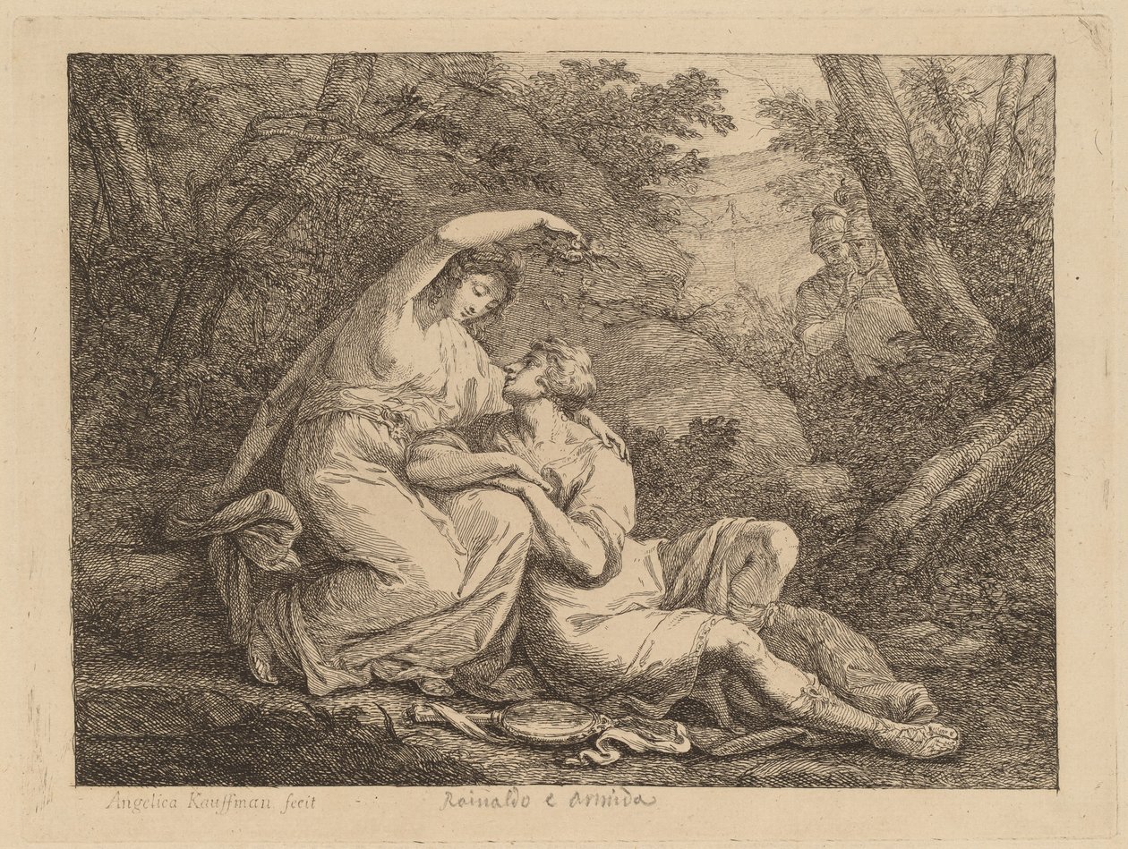 Rinaldo och Armida av Angelica Kauffmann