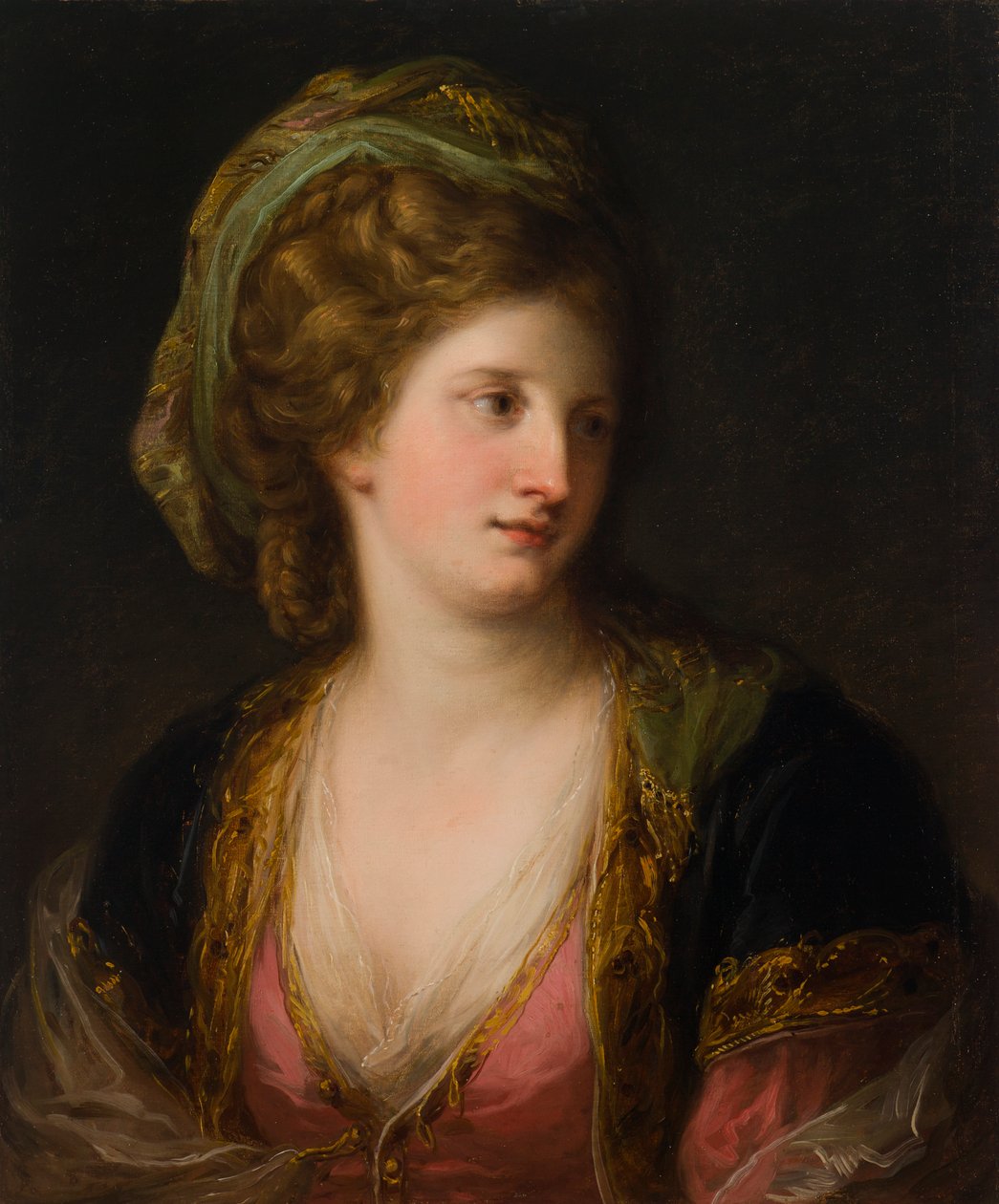 Kvinna i turkisk klänning av Angelica Kauffmann