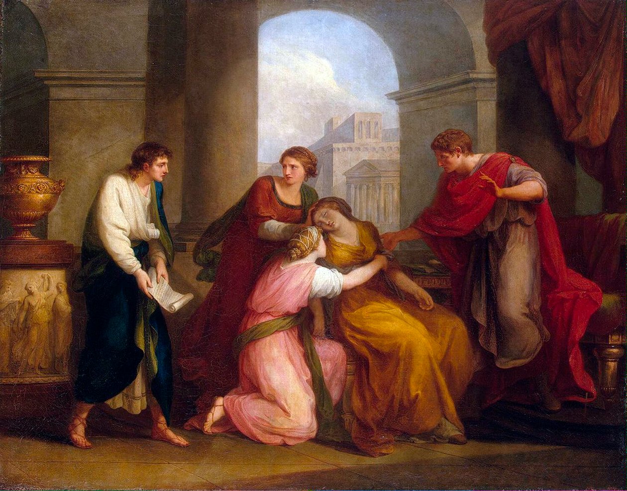 Vergilius läser Aeneiden för Augustus och Octavia