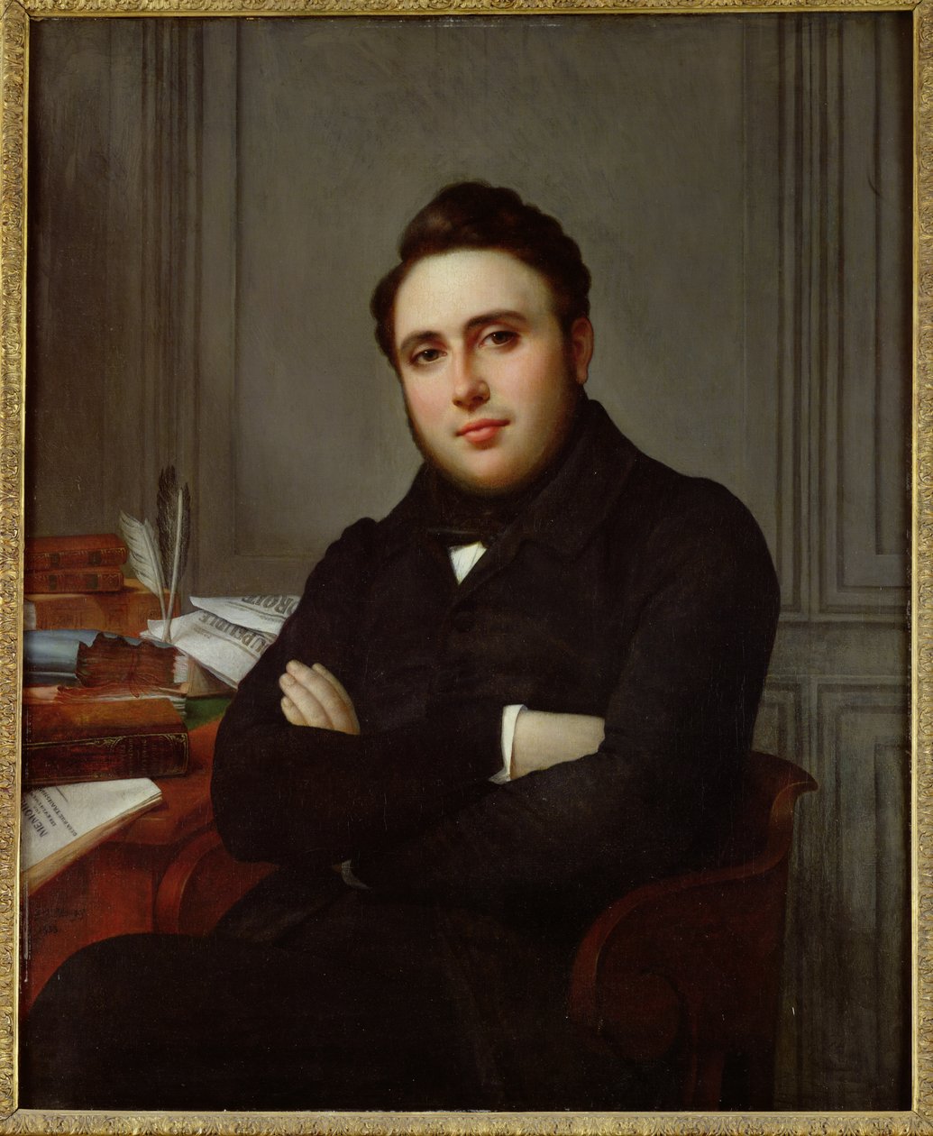Porträtt av Alexandre Auguste Ledru-Rollin (1807-74), 1838 av Angelique Mongez