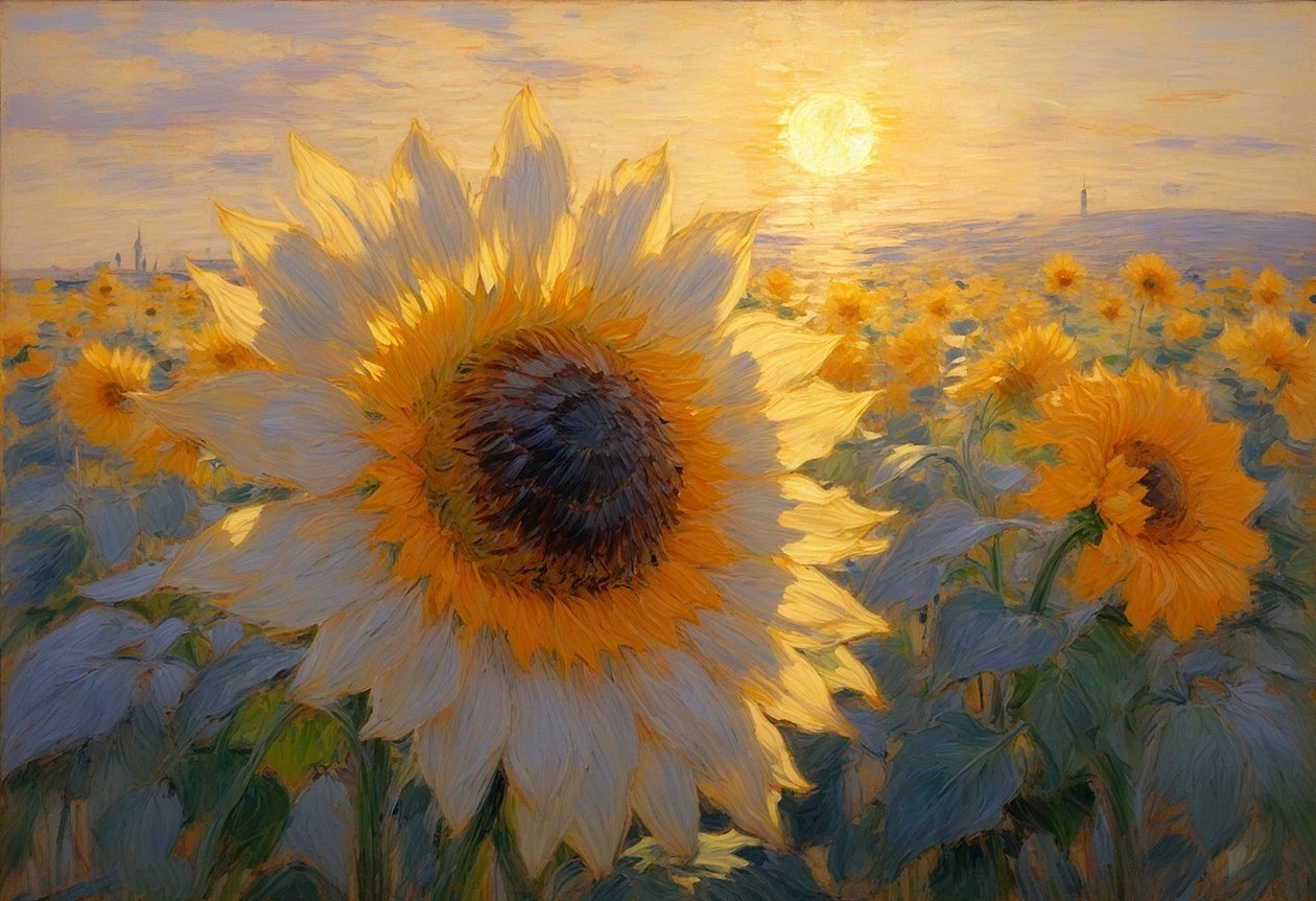 Florals 120, ca 2025 (olja på duk) av Angelita Hawke