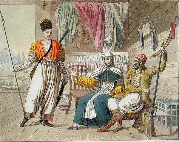 Grebenski Cossacks, illustration från 