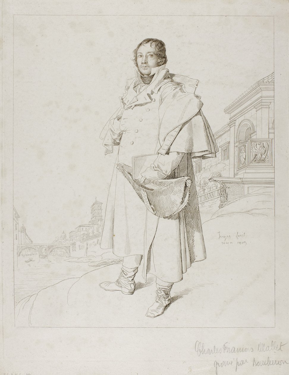 Charles Francois Mallet, ca 1809 av Angelo Boucheron