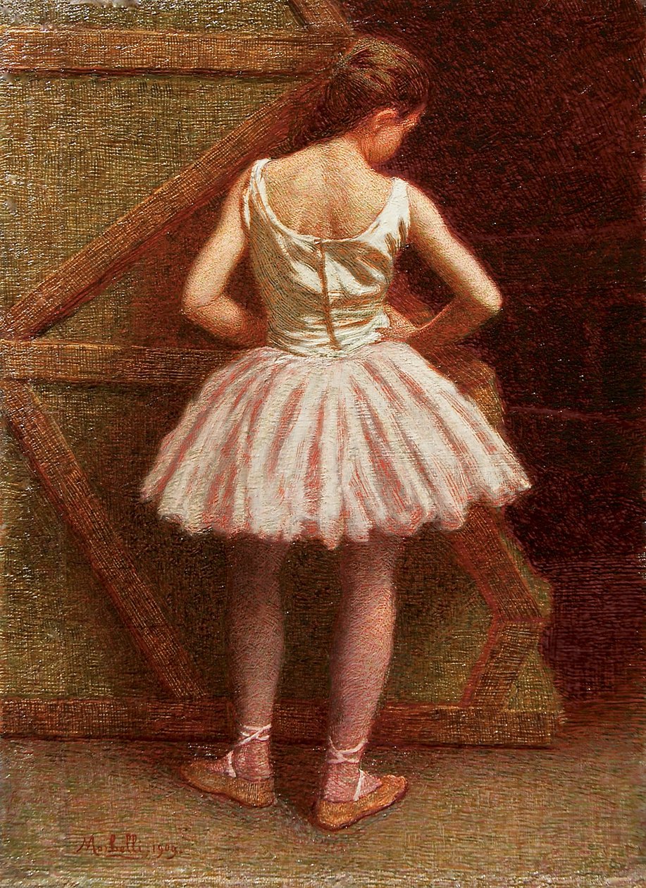 Dansare vid Teatro alla Scala, 1909. av Angelo Morbelli