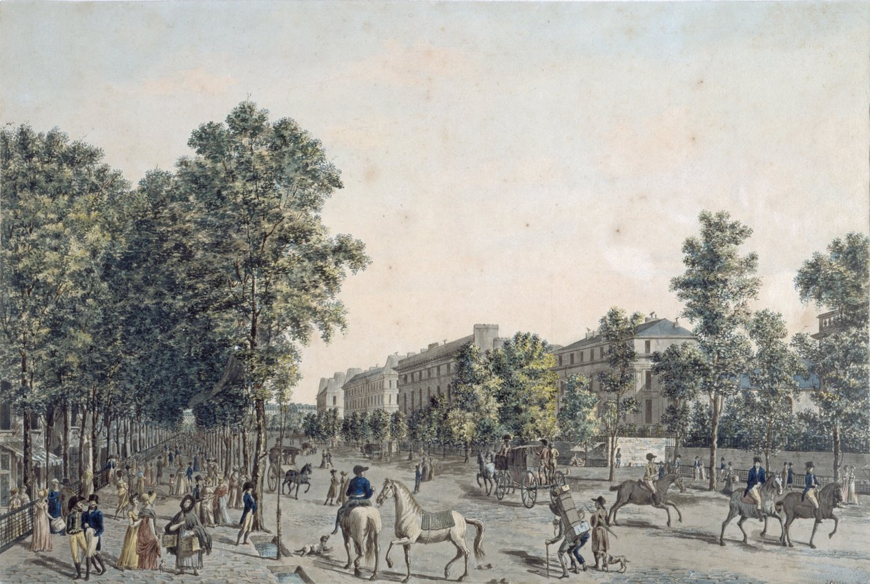 Grands Boulevards 1804 av Angelo after Garbizza
