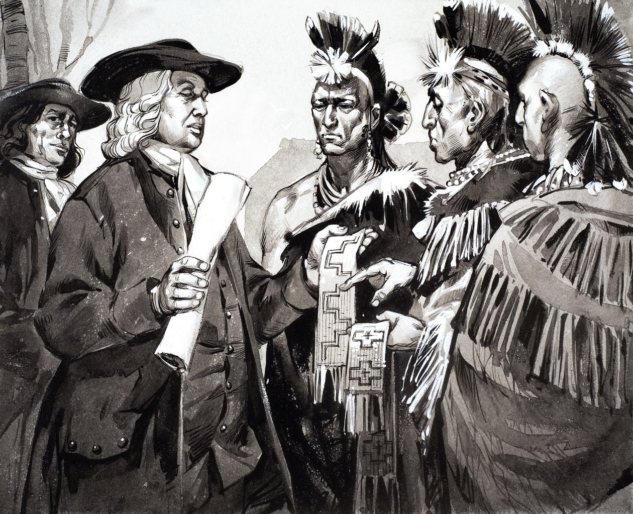 A Nation Divided, illustration från "The Making of America av Angus McBride