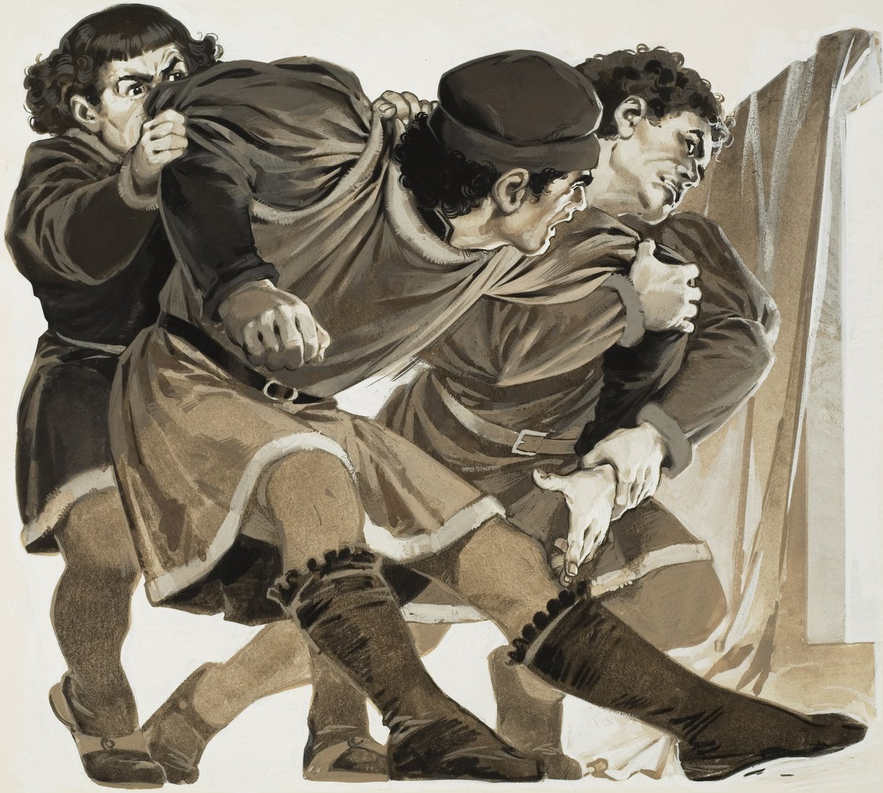 Baldaccio (1400-41) (gouache på papper) av Angus McBride