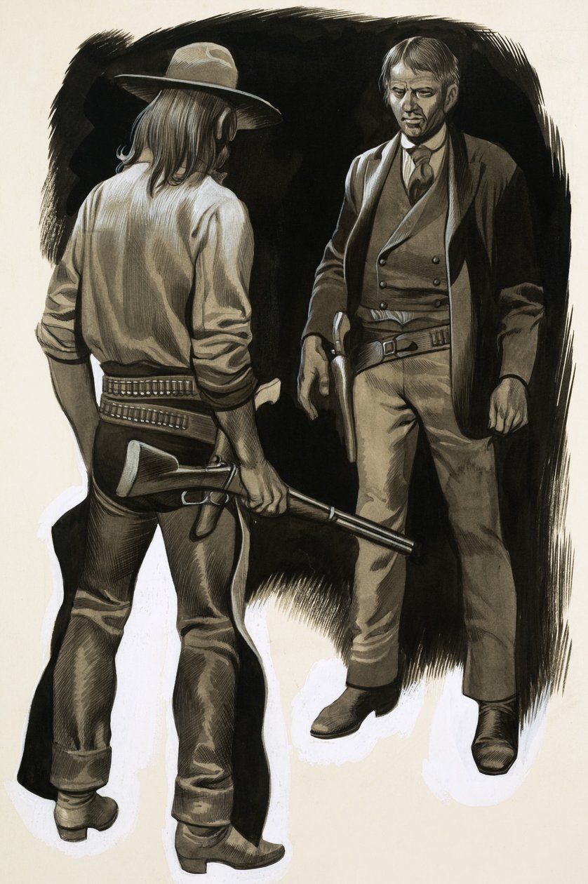 Commadore Perry Owens var ny sheriff i Holbrook, Arizona av Angus McBride