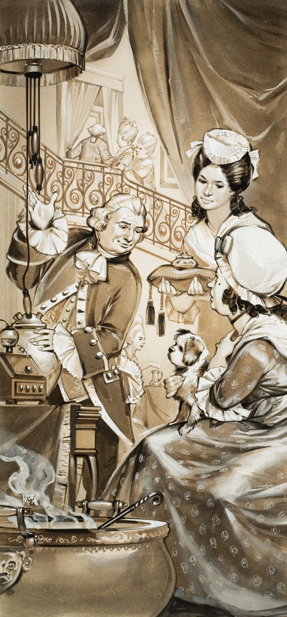 Greve Cagliostro (gouache på papper) av Angus McBride