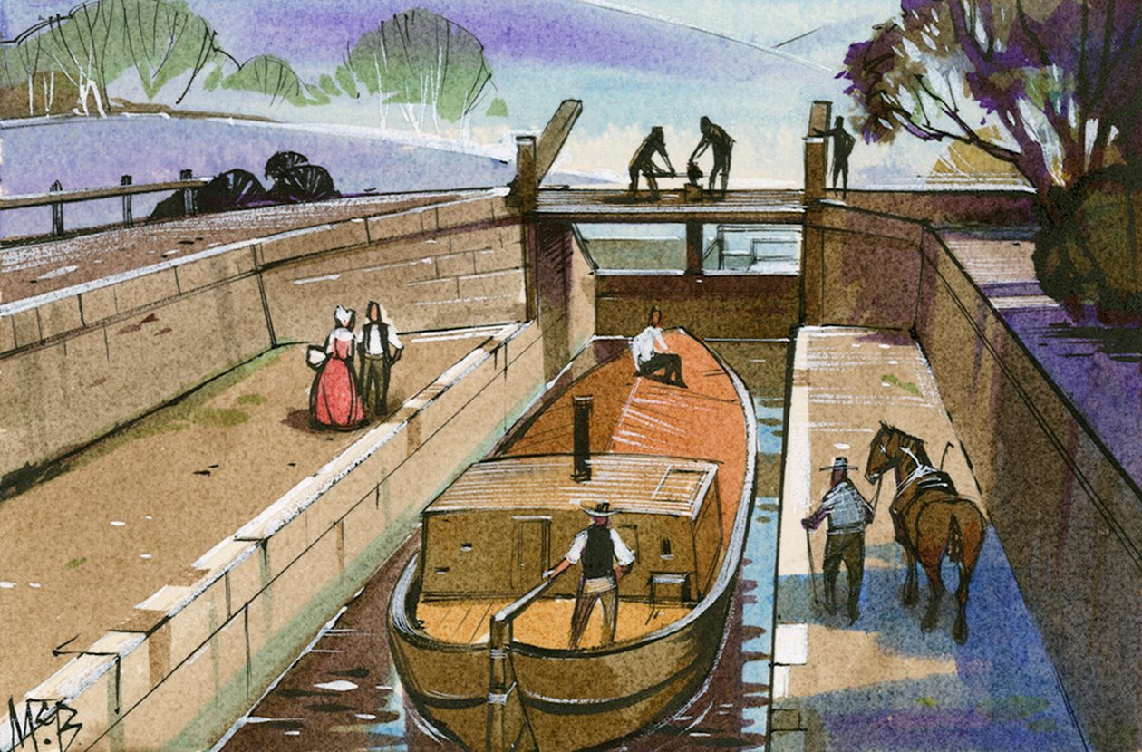 Shropshire Union Canal av Angus McBride