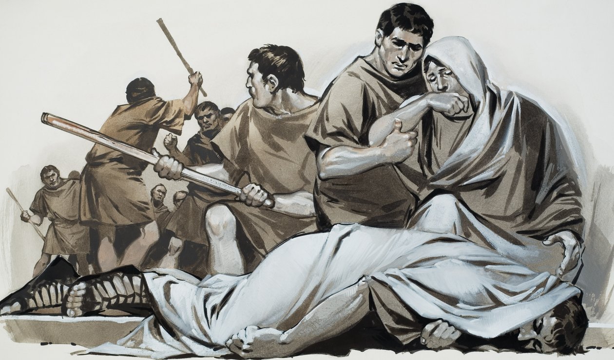 Tiberius Gracchus (gouache på papper) av Angus McBride