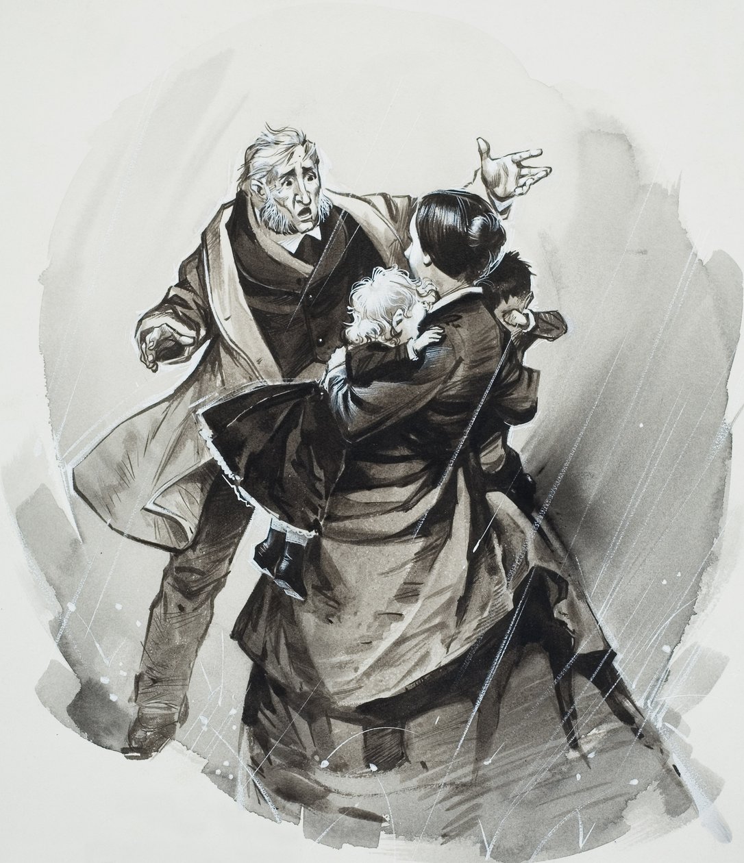 "Var är resten av dem" (gouache på papper) av Angus McBride