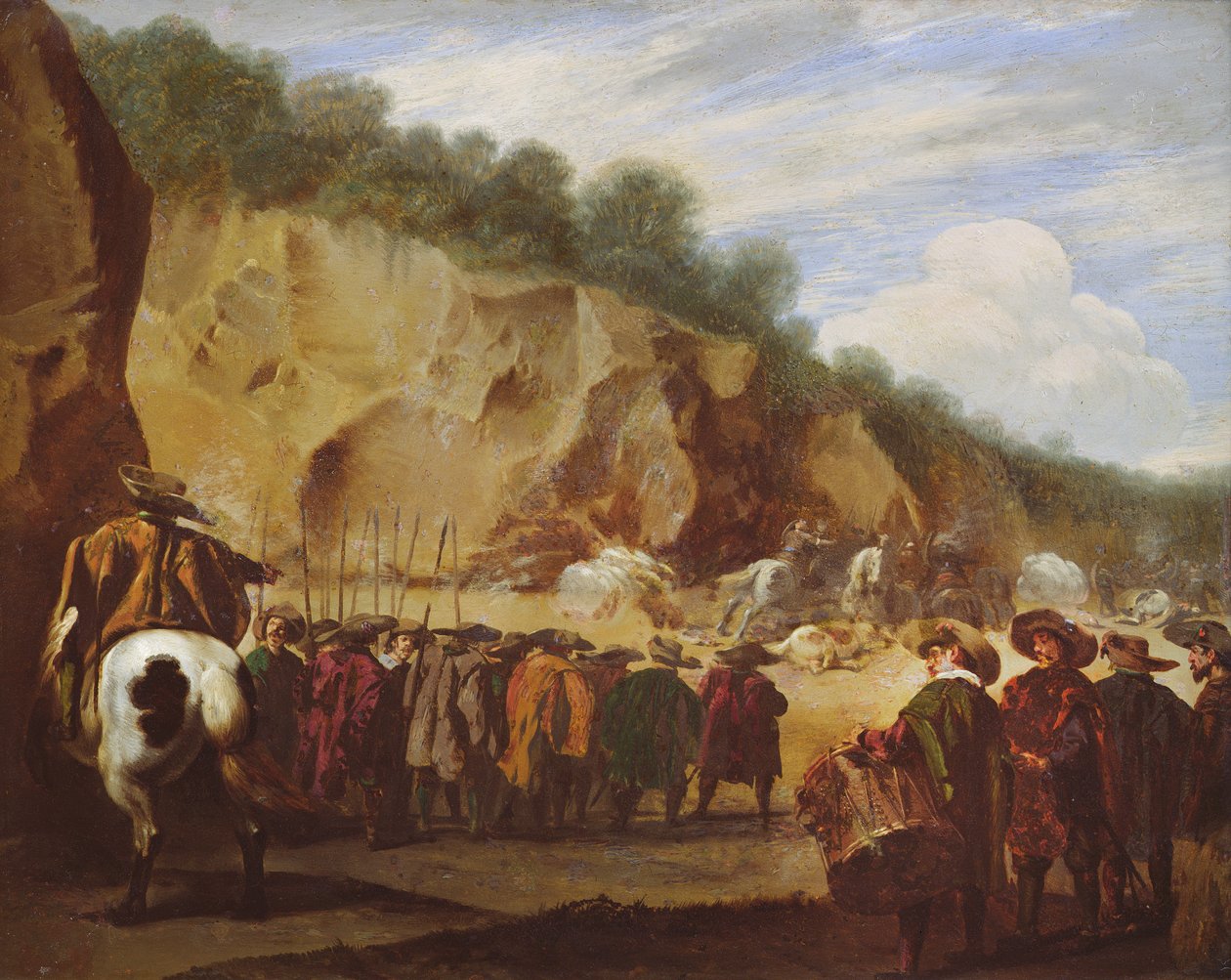Bakhållet, ca. 1646-56 av Aniello Falcone
