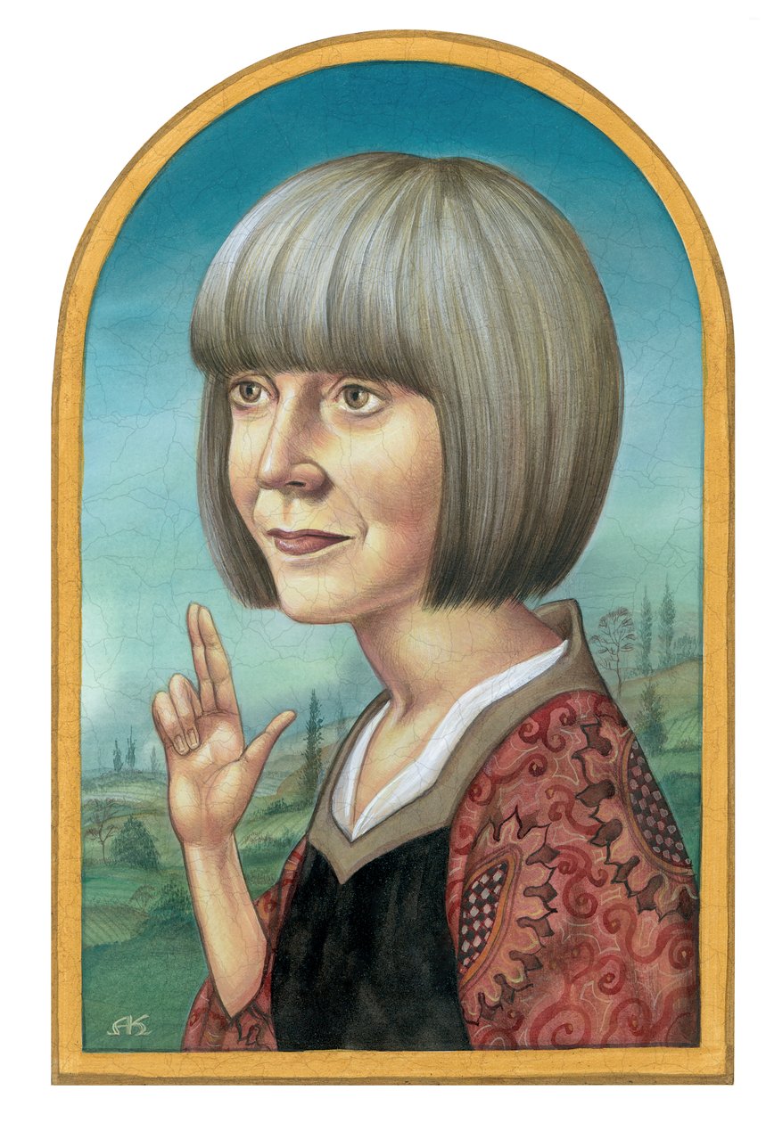 Ann Rice, 2012 (akryl på illustrationstavla) av Anita Kunz