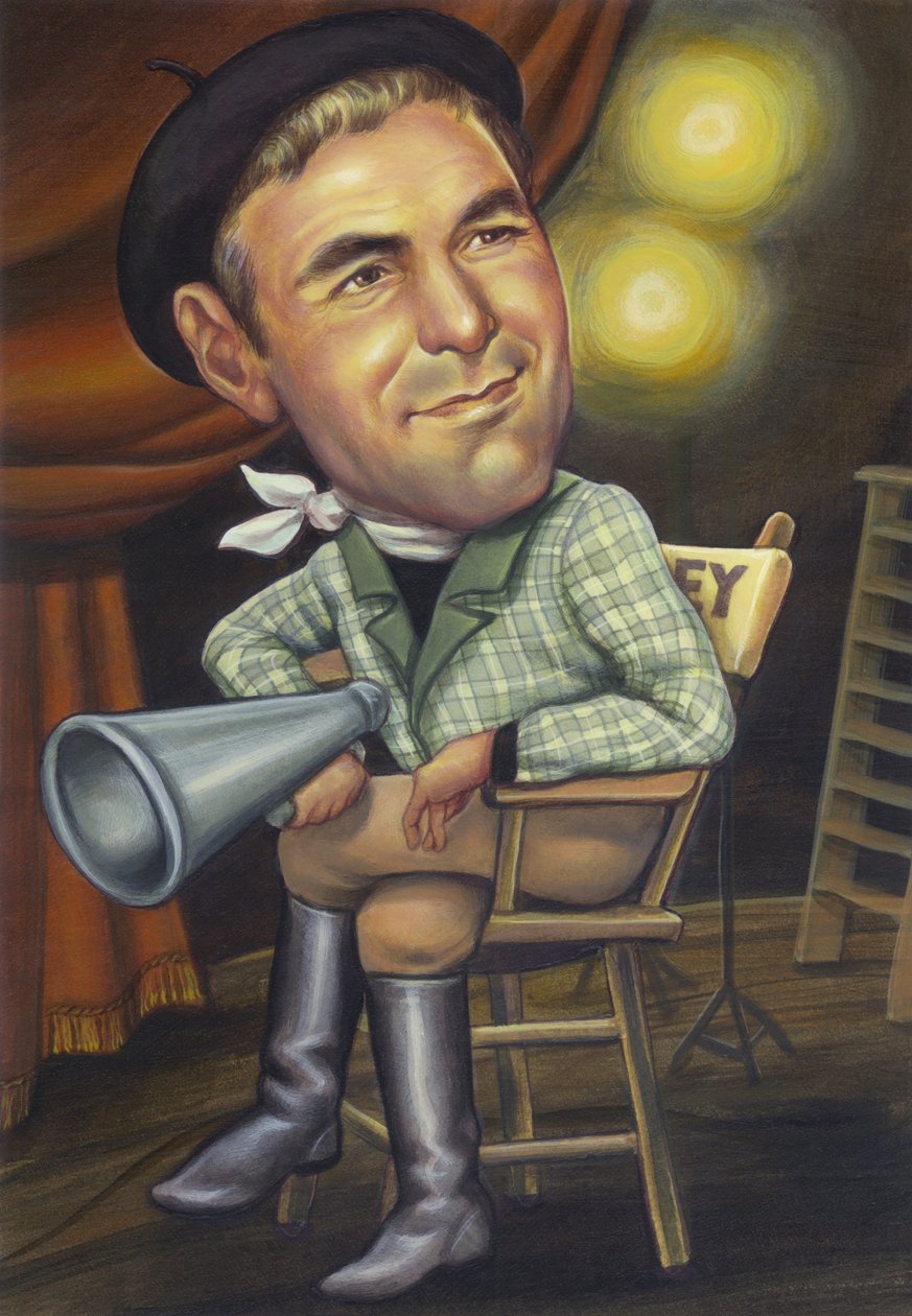 George Clooney, 2002 (akryl på illustrationstavla) av Anita Kunz
