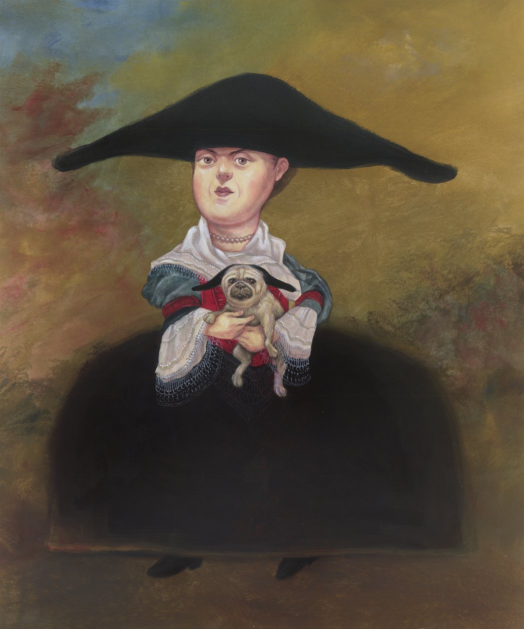 La Belle Bourgeoisie, 2019 (akrylfärg på illustrationskartong) av Anita Kunz