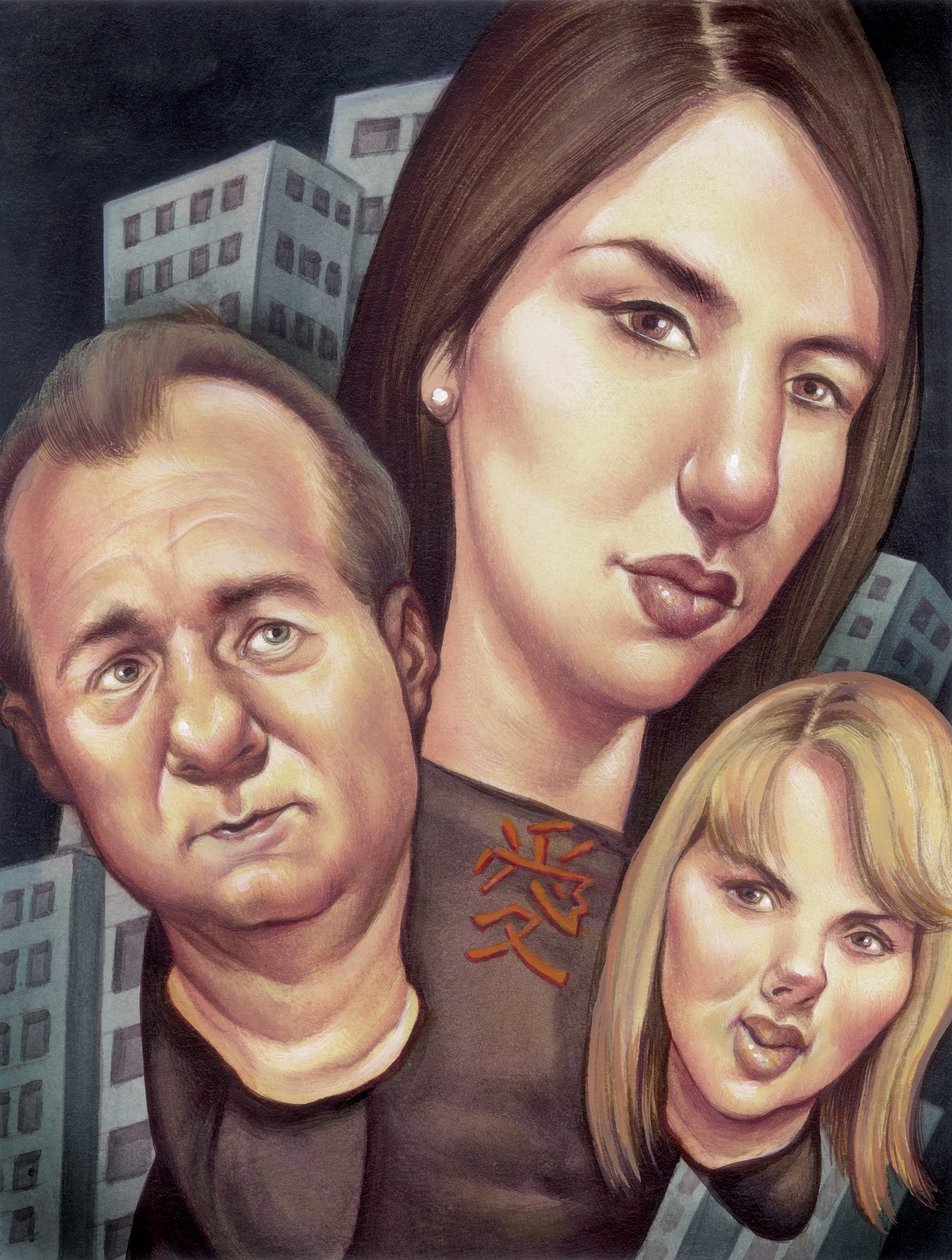 Lost in Translation, 2003 (akryl på illustrationstavla) av Anita Kunz