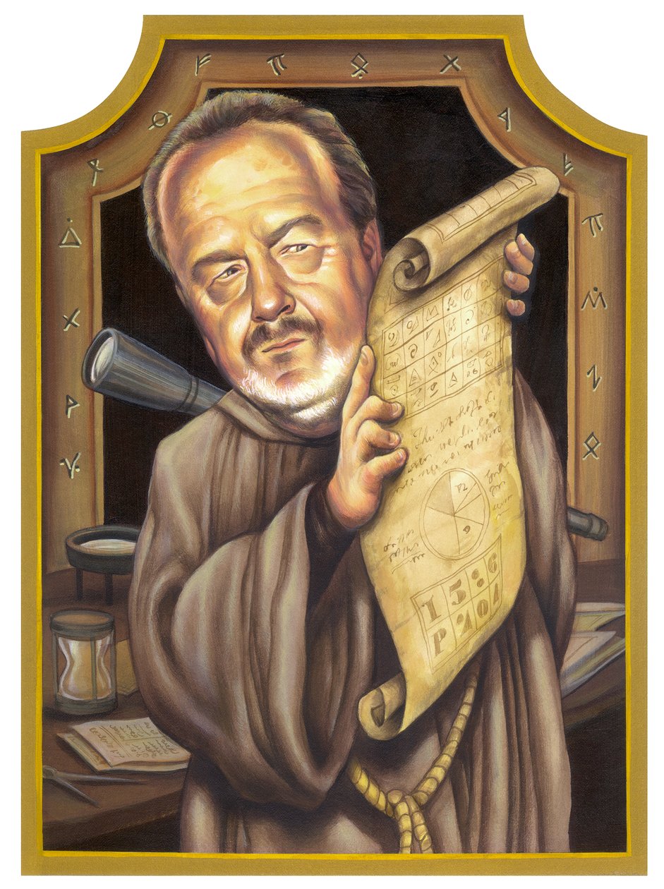 Ridley Scott, 2002 (akryl på illustrationstavla) av Anita Kunz
