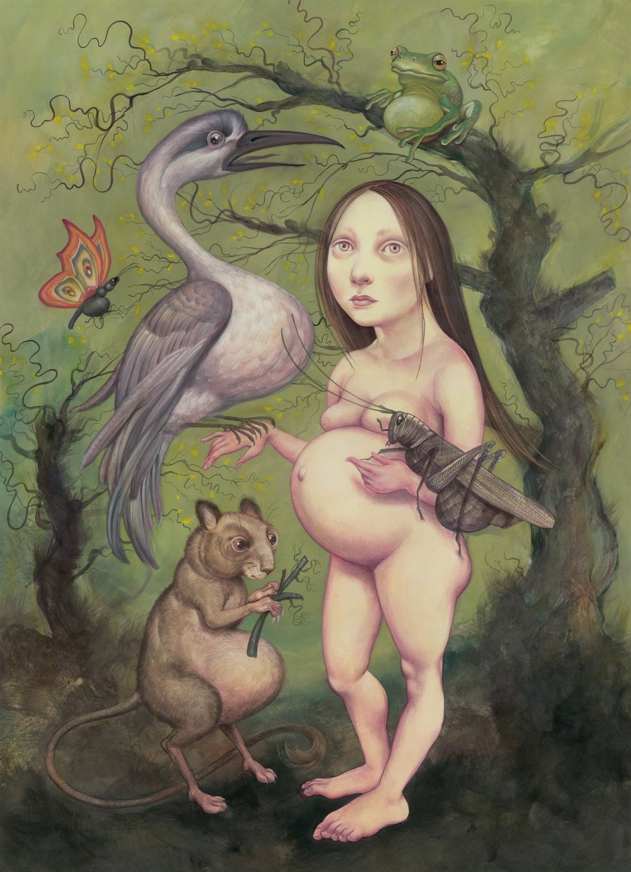 Spring, 2013 (akrylfärg på illustrationskartong) av Anita Kunz