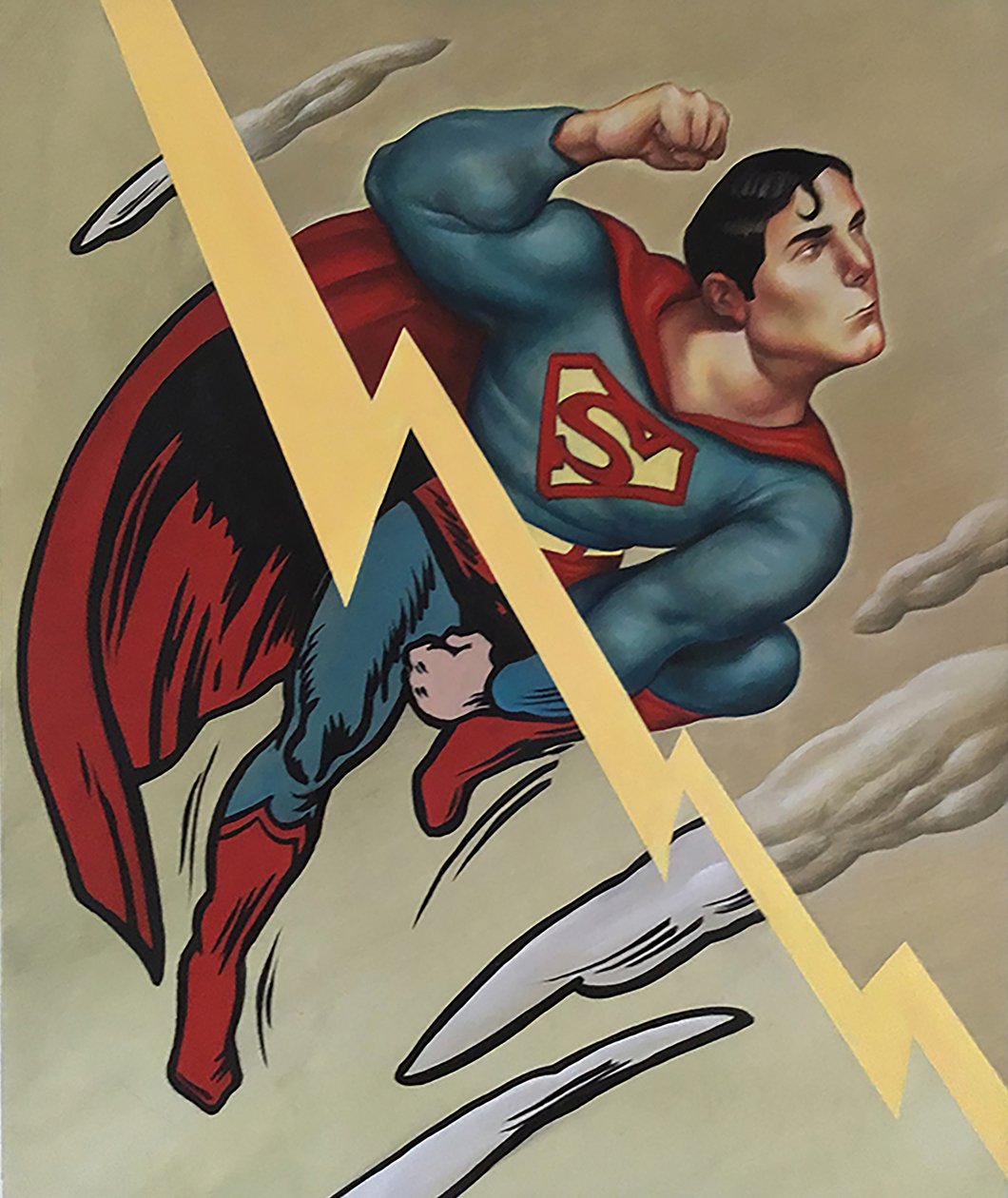 Superman, 2000 (akryl på illustrationstavla) av Anita Kunz