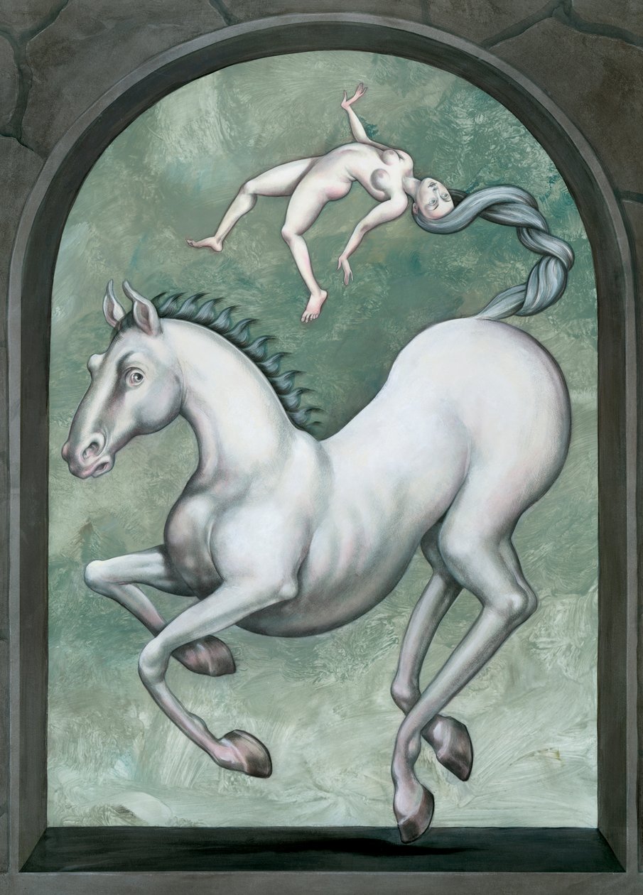 The Host, 2012 (akrylfärg på illustrationskartong) av Anita Kunz