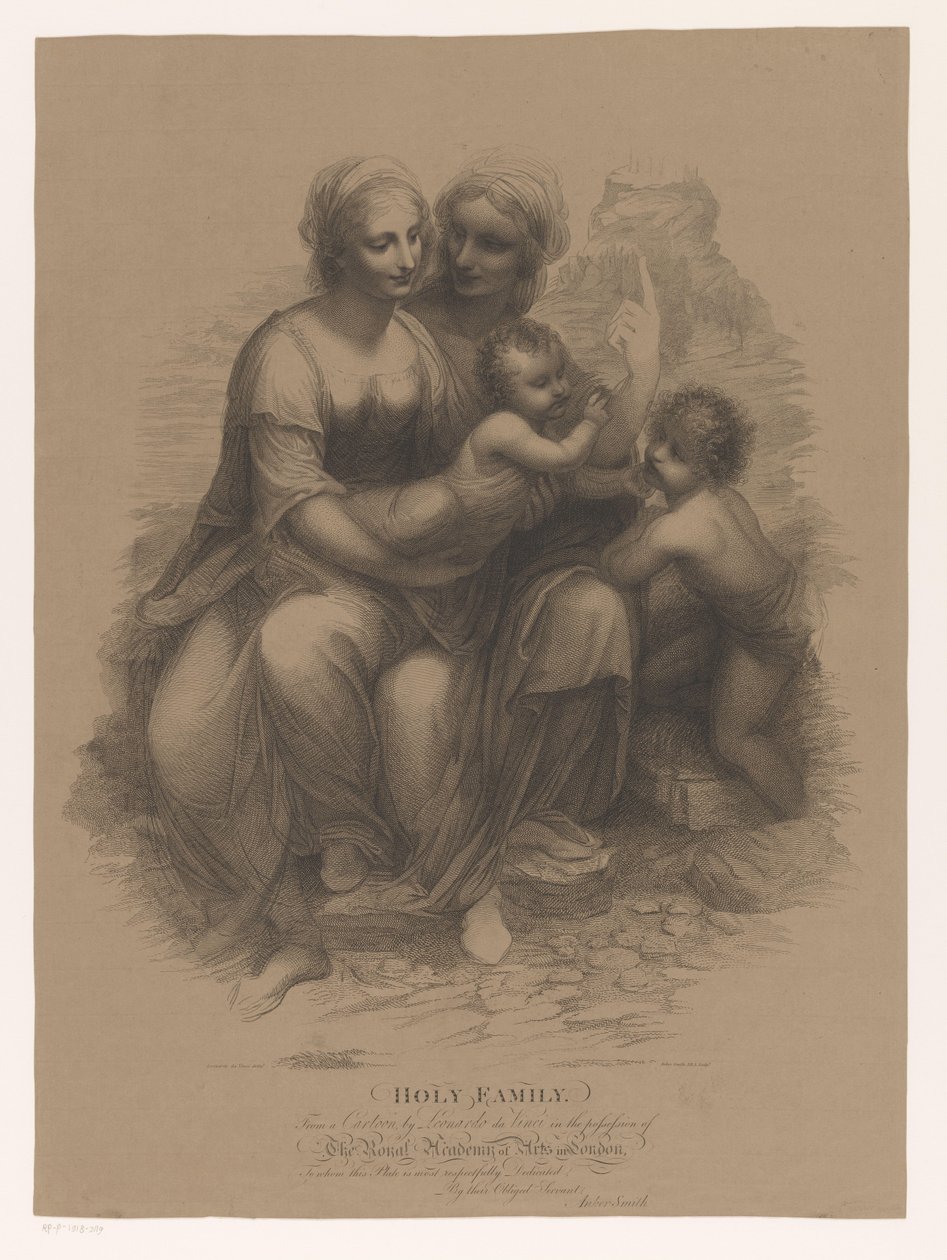 Helig familj med Johannes Döparen och Elisabeth Helig familj (titel på objekt) av Anker Smith