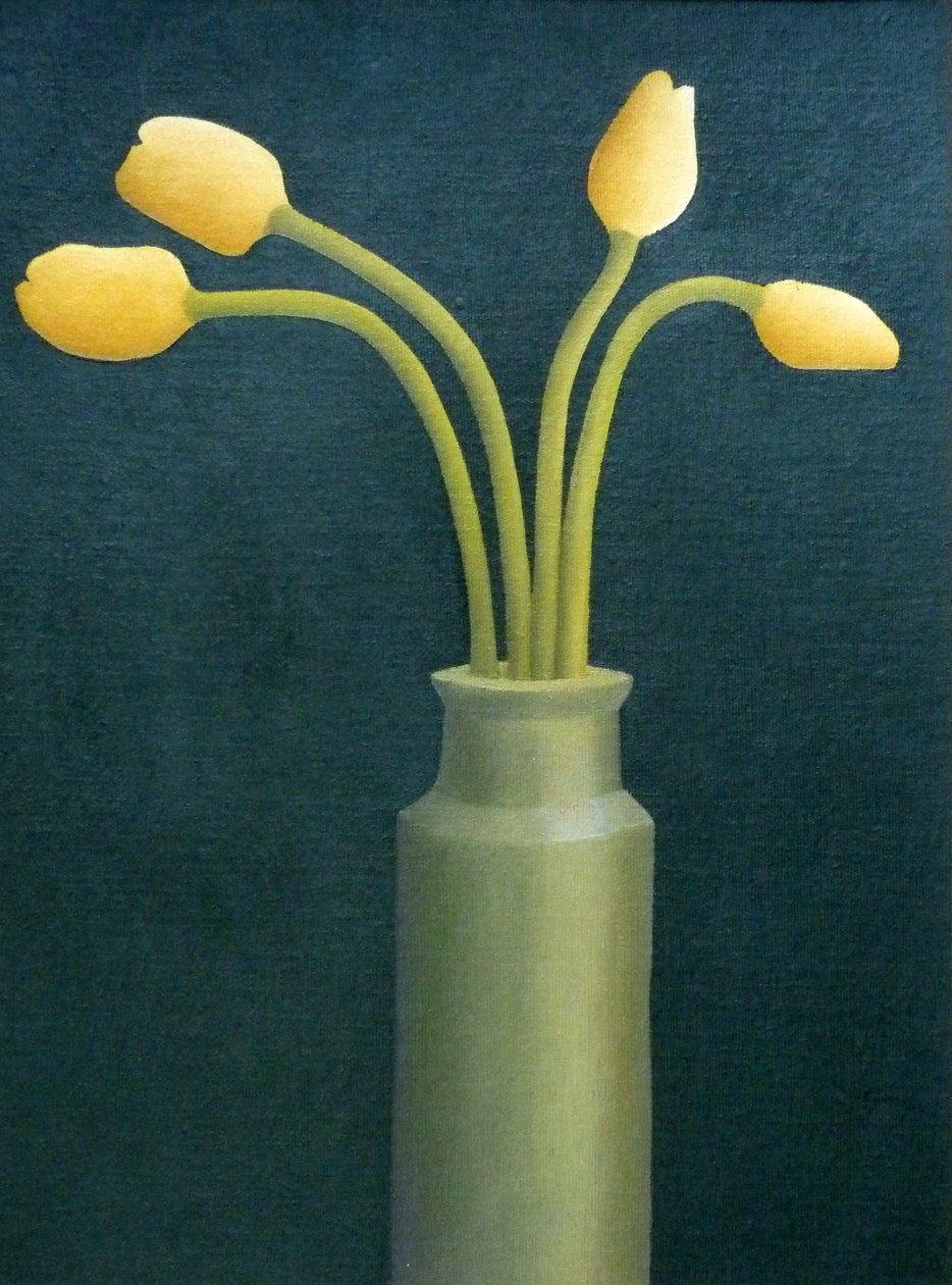 Fyra gula tulpaner, 1982 av Anna Phillips