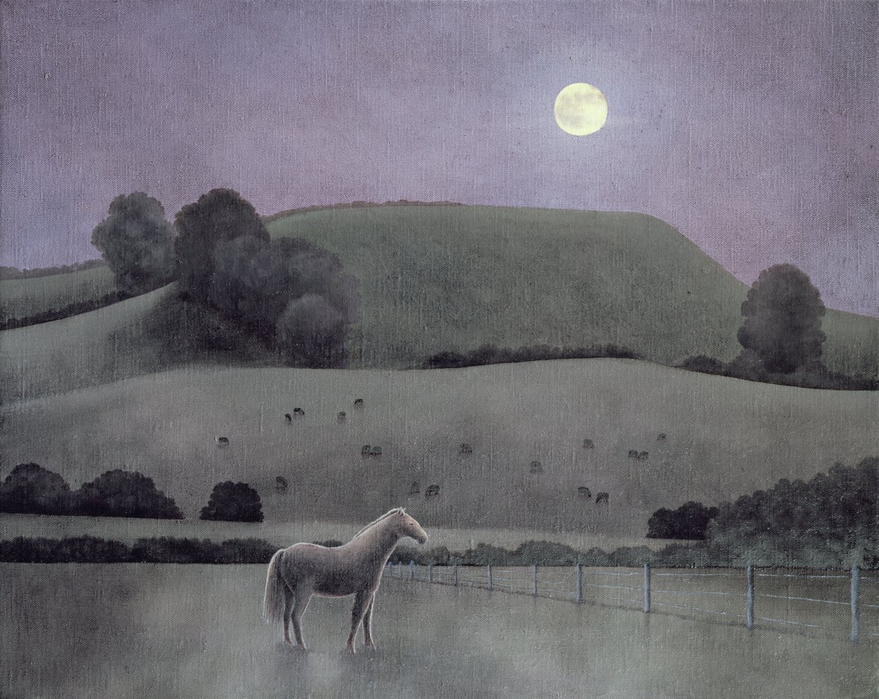 Häst i månsken, 2005 av Anna Phillips