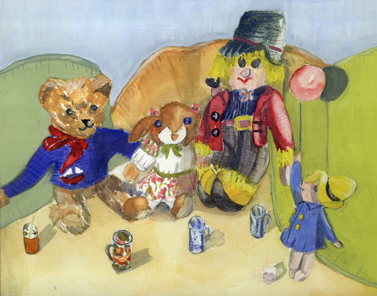 Granny Tuffys Toys (wc på papper) av Ann Robson