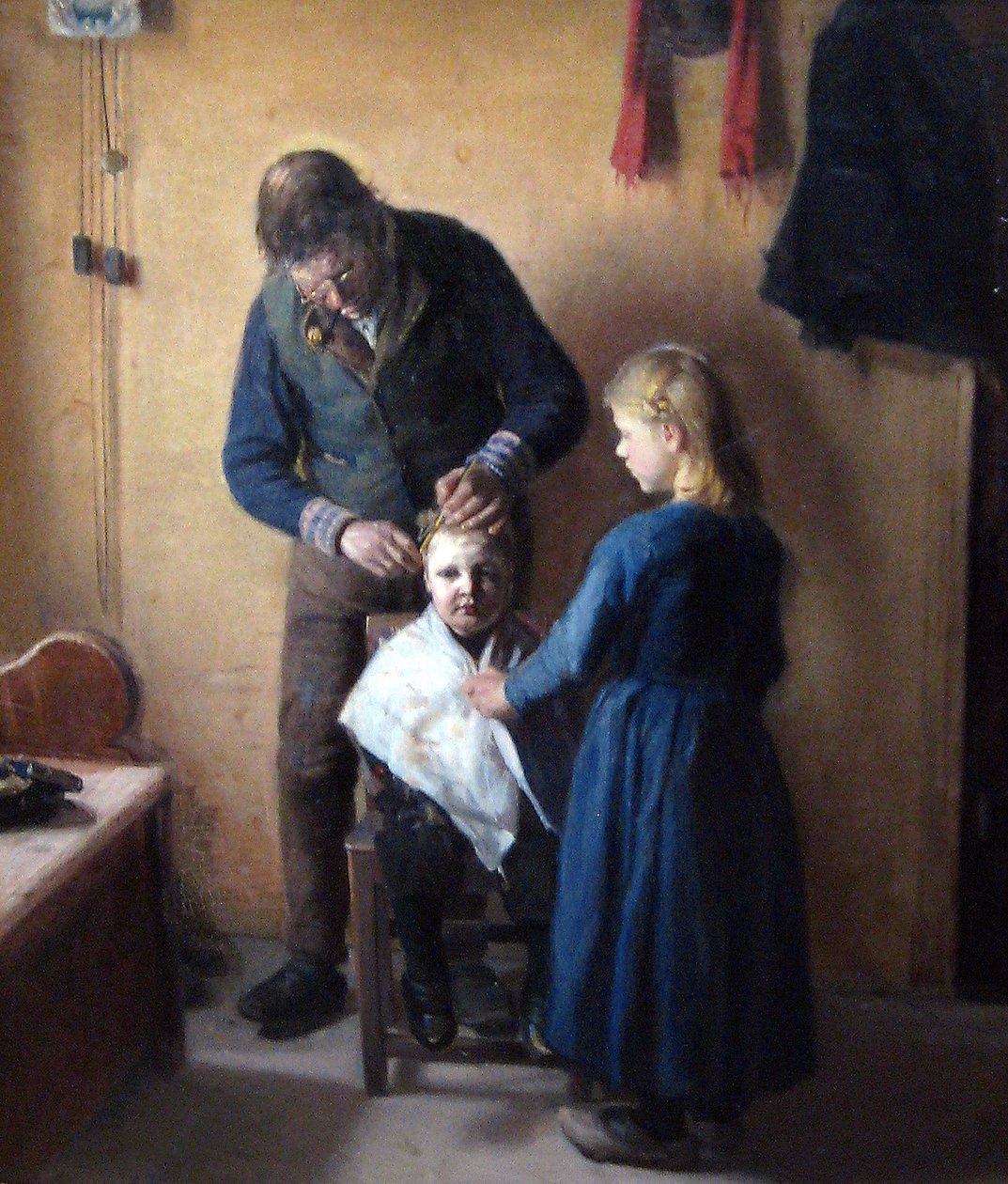  At the hairdressernPolski: U fryzjeran av Anna Ancher