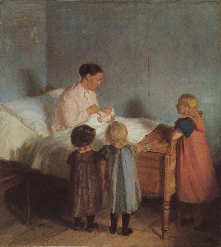  Little Brothern av Anna Ancher