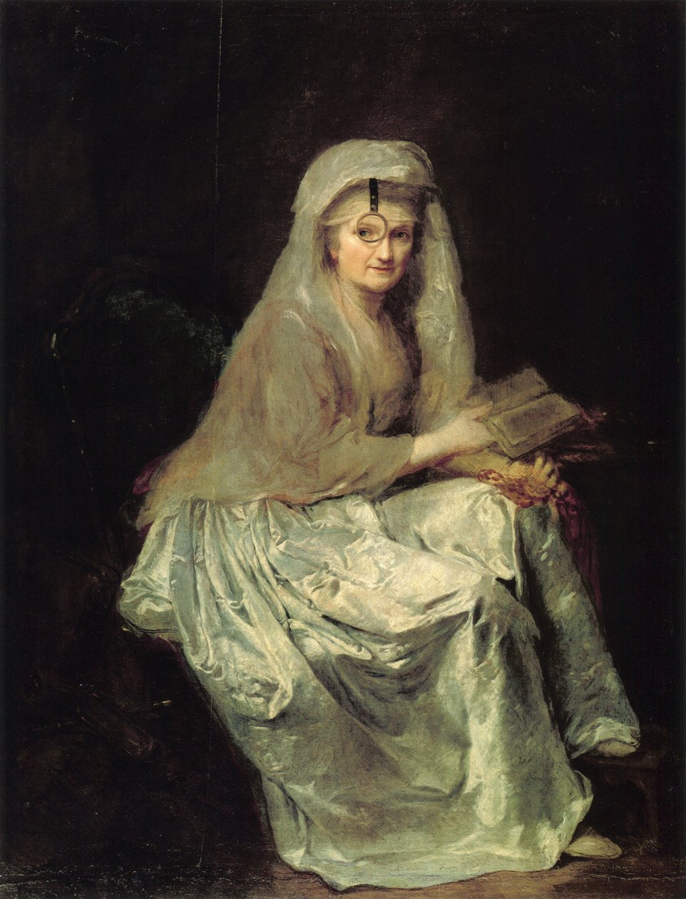 Självporträtt av Anna Dorothea Therbusch