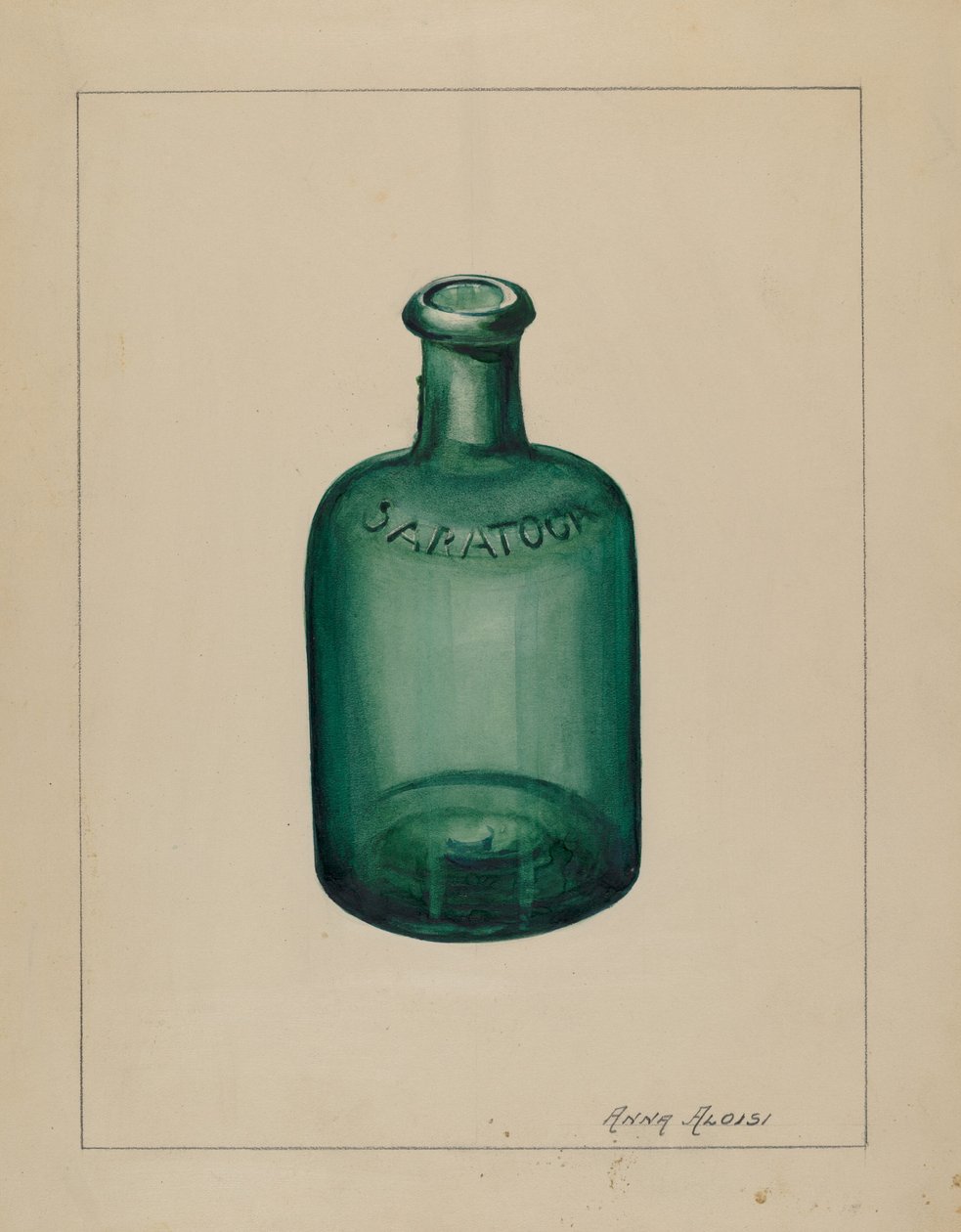 Glasflaska av Anna Aloisi