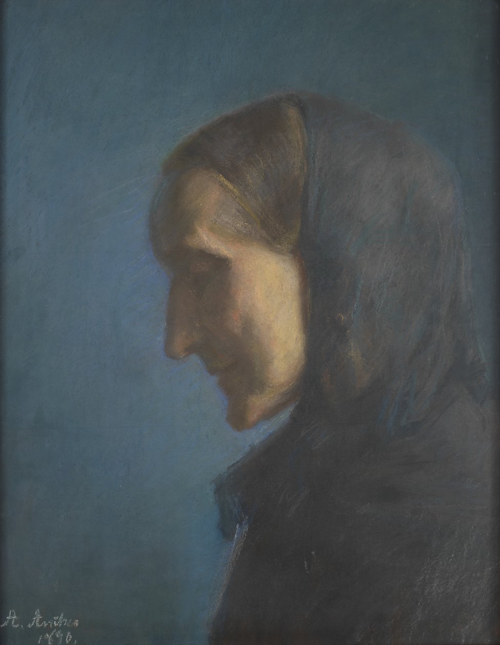 Ane Hedvig Brøndum, Konstnärens Moder av Anna Ancher