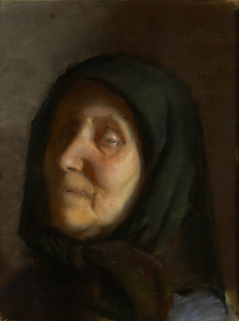 Danska: Blind kone En blind kvinna av Anna Ancher