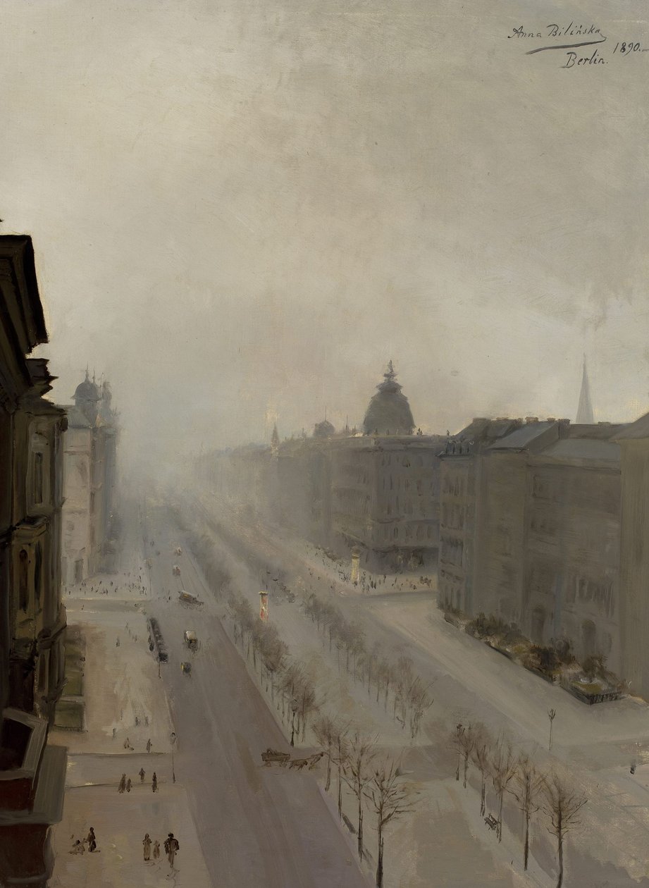 Gatan Unter den Linden i Berlin av Anna Bilińska Bohdanowicz