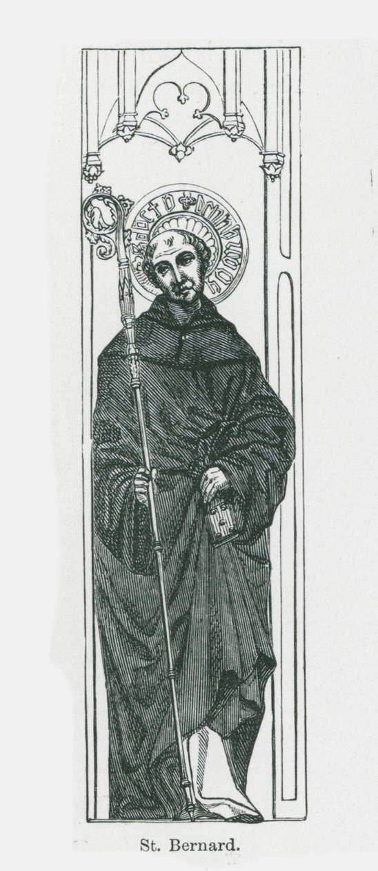 St Bernard (litografi) av Anna Brownell Jameson