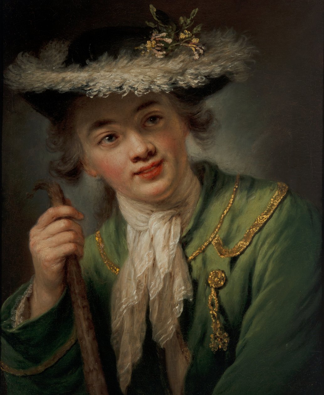 Porträtt av en ung kvinna av Anna Dorothea (1721 82) Lisiewska