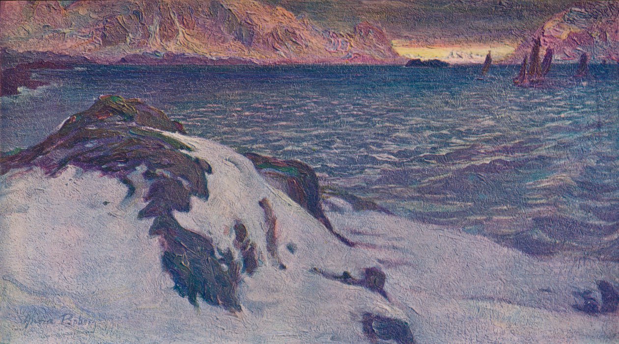 A Lofoden Seascape, c1910 av Anna Katarina Boberg