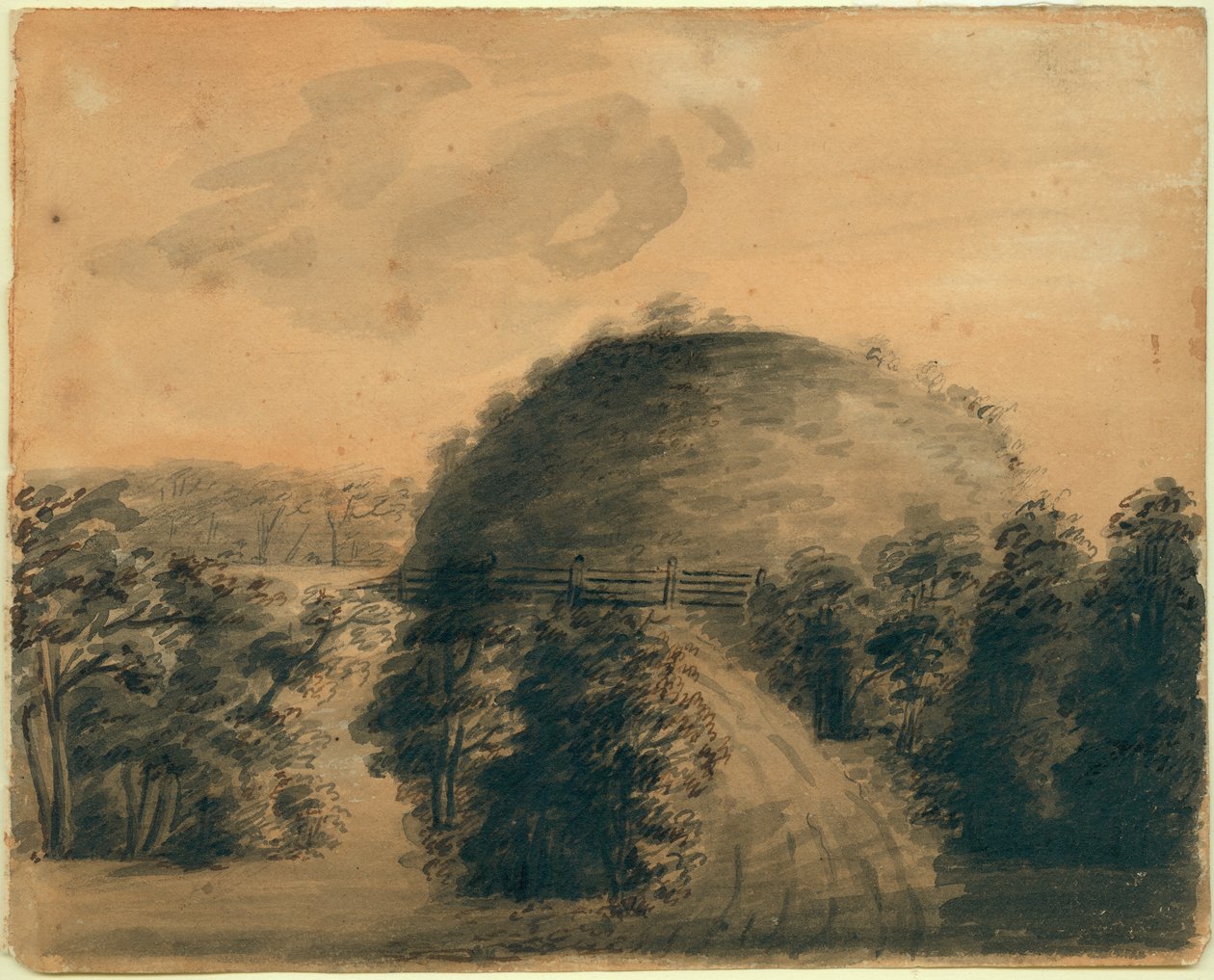 Ritning av Big Mound av Anna Maria Von Phul av Anna Maria von Phul