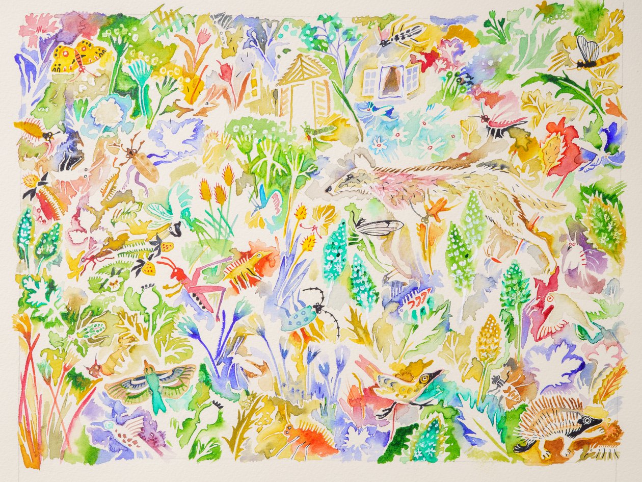 1 Swansong, 2023 (akvarell) av Anna Pugh