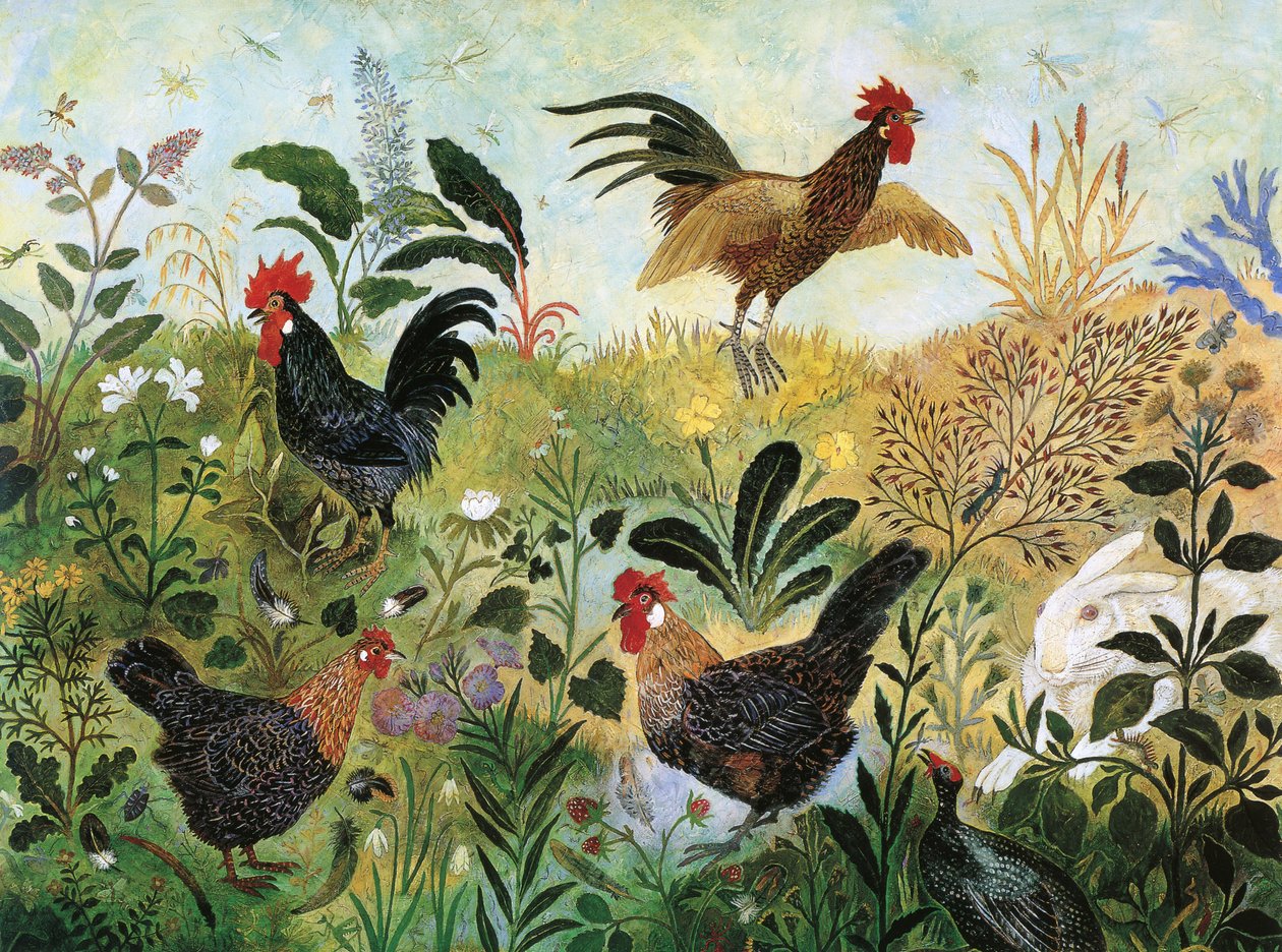 Boys on the Block, 2001 (akryl) av Anna Pugh