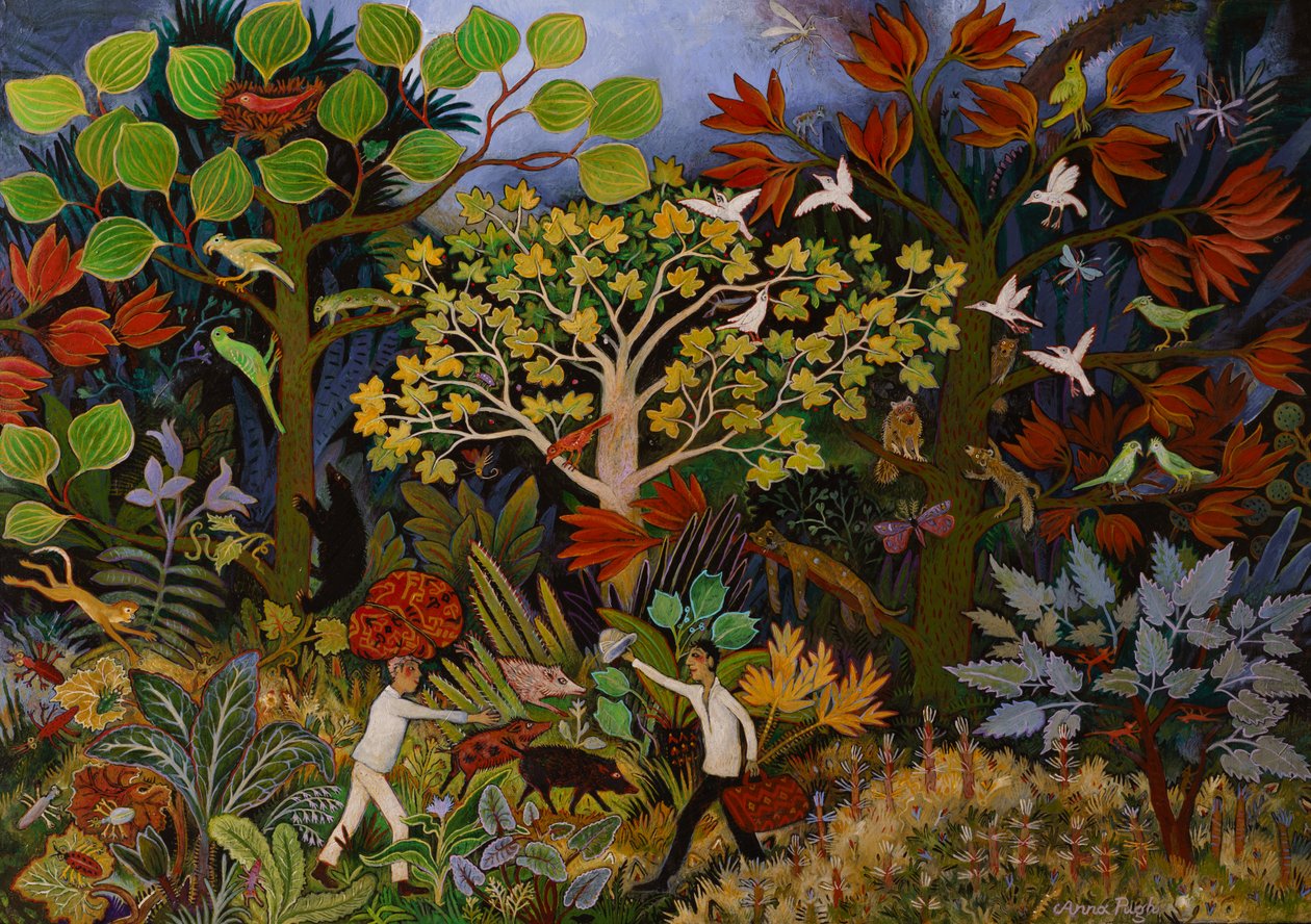 Dr Livingstone, förmodar jag, 2020 (akryl) av Anna Pugh