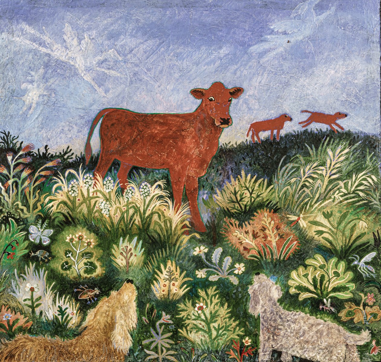 Ghost Dogs, 2019 (akryl) av Anna Pugh