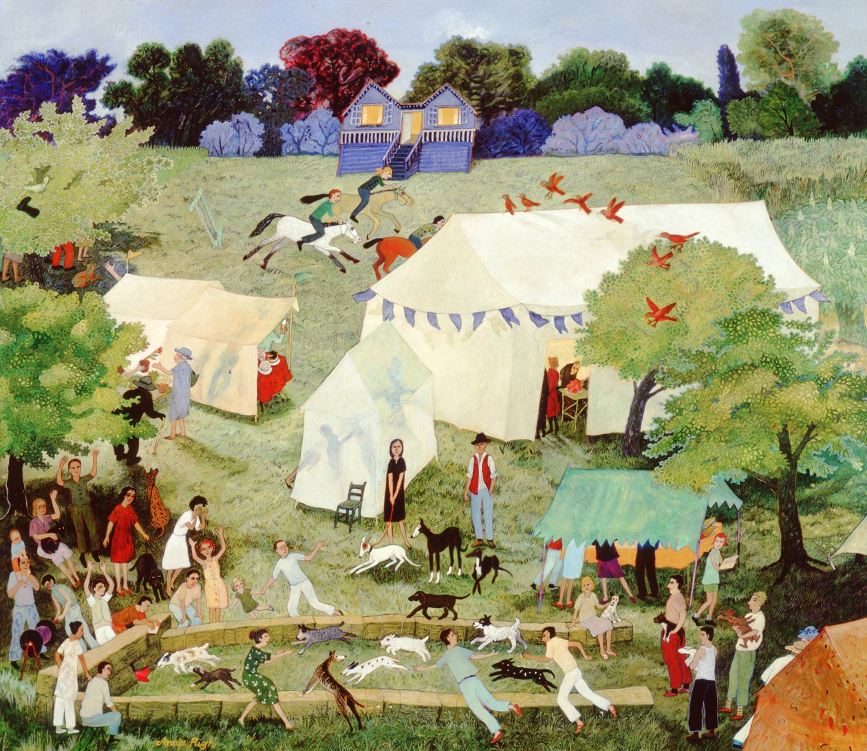 Kipper äggar på Furrie, 2007 (akvarell) av Anna Pugh