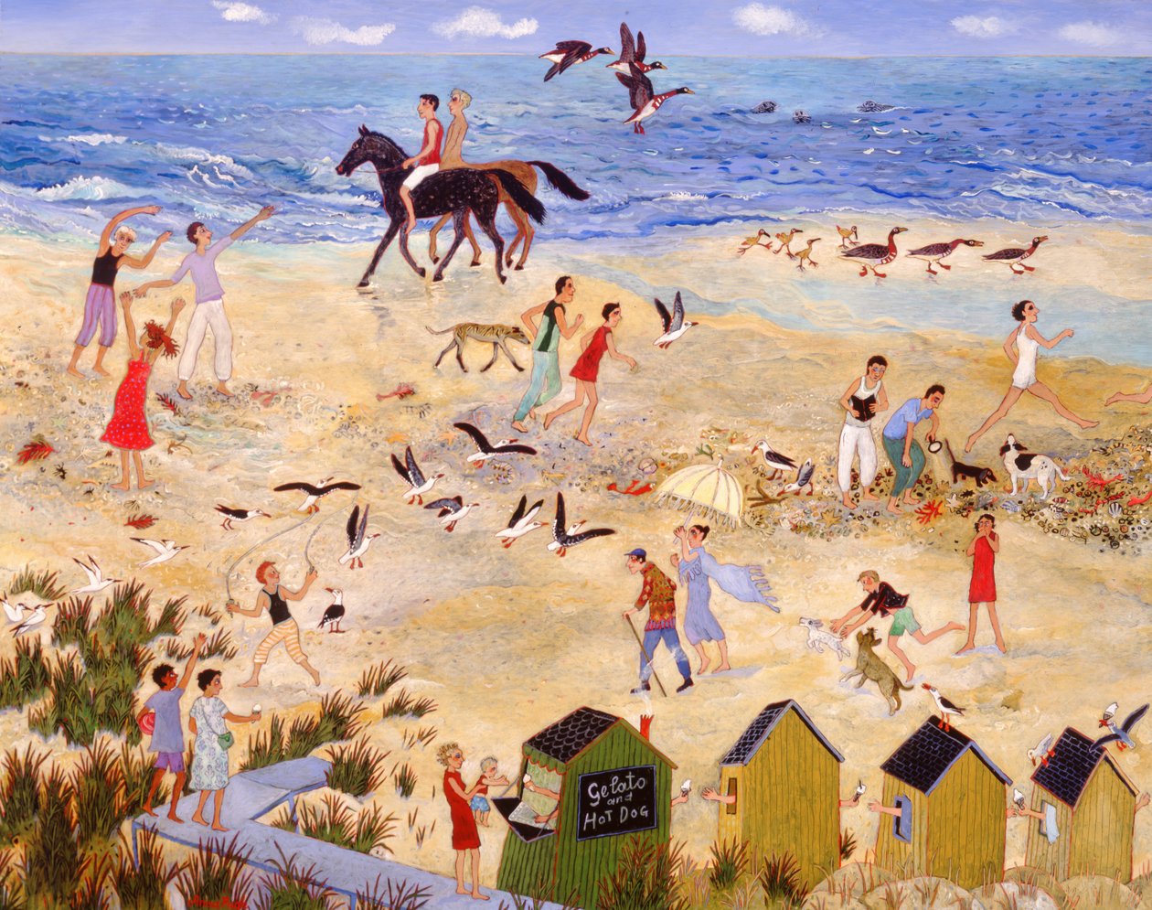 Low Tide, 2010 (akryl) av Anna Pugh