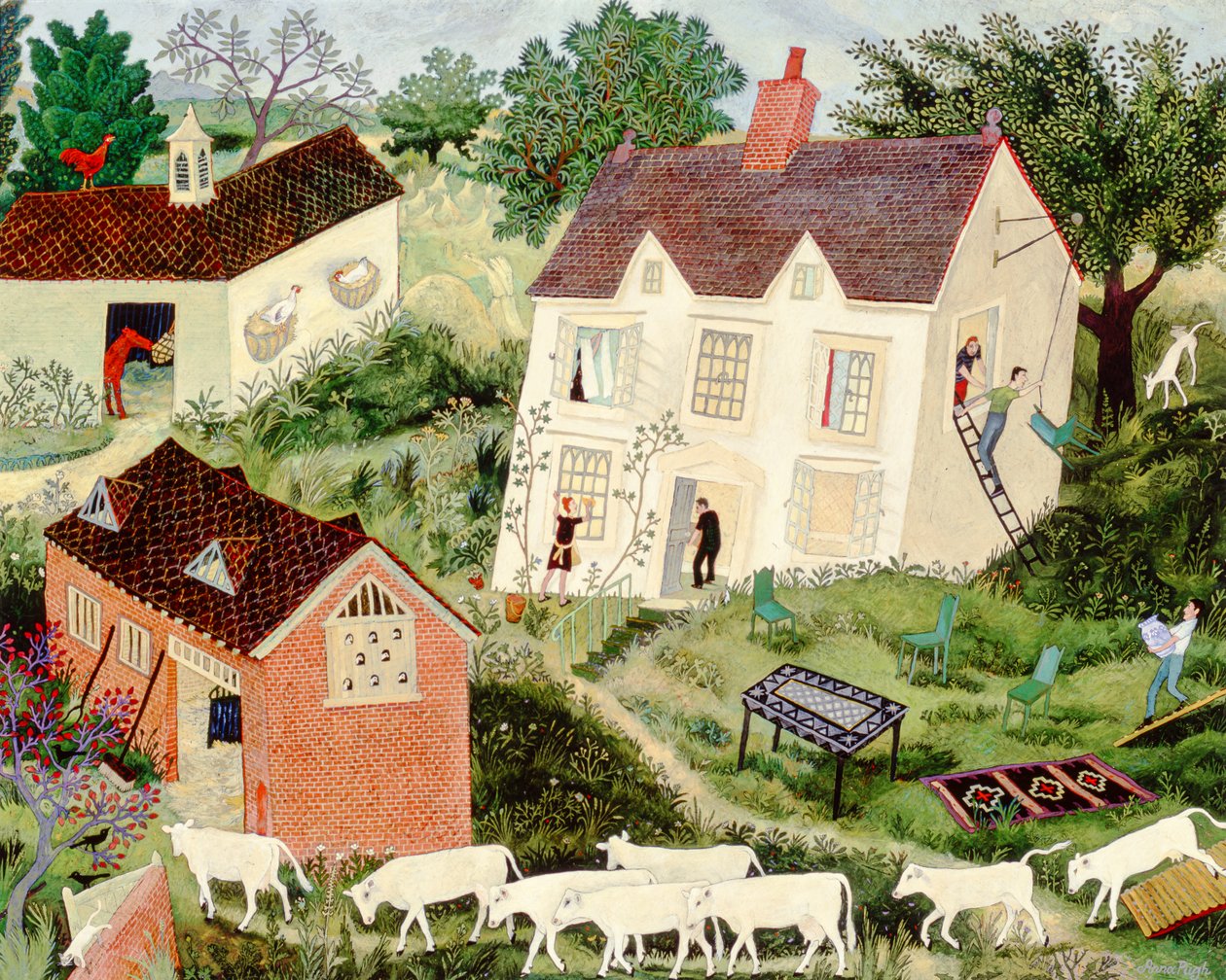 Moving In, 2000 (akryl) av Anna Pugh