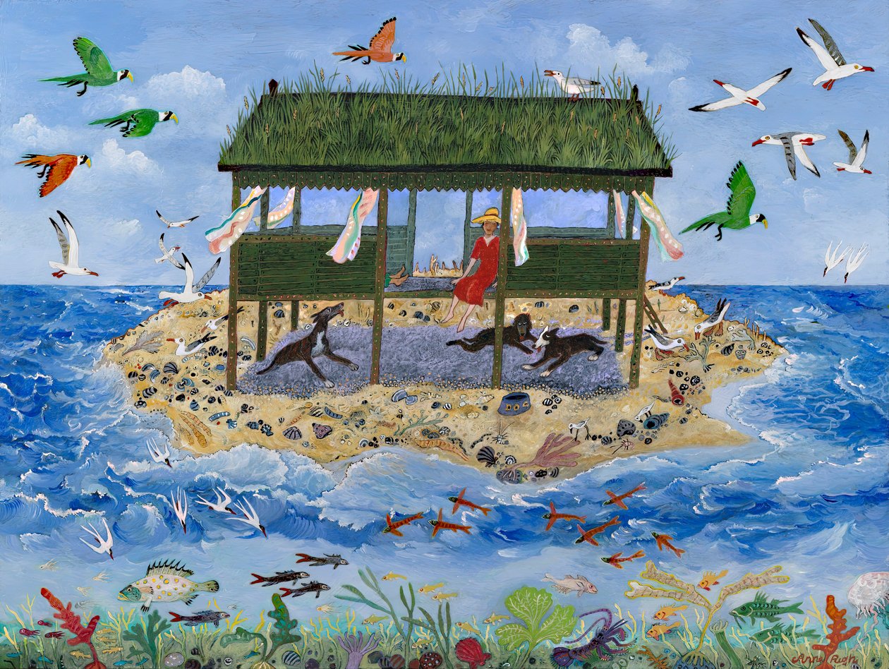 Sjunde himlen, 2013 (akryl) av Anna Pugh